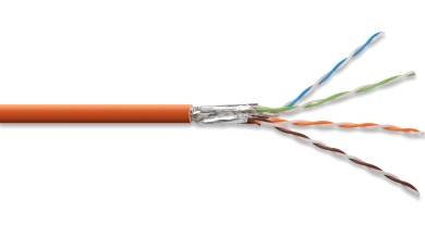DIGITUS Instal-kab Cat7 S/FTP tw.Pair 500m orange AWG23/1 Multimedia-Technik Kabel