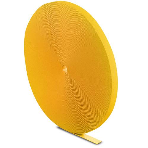 LABEL THE CABLE LTC PRO Roll Strap, doppelseitige Klettbandrolle, 25m, gelb Installation / Reinigung