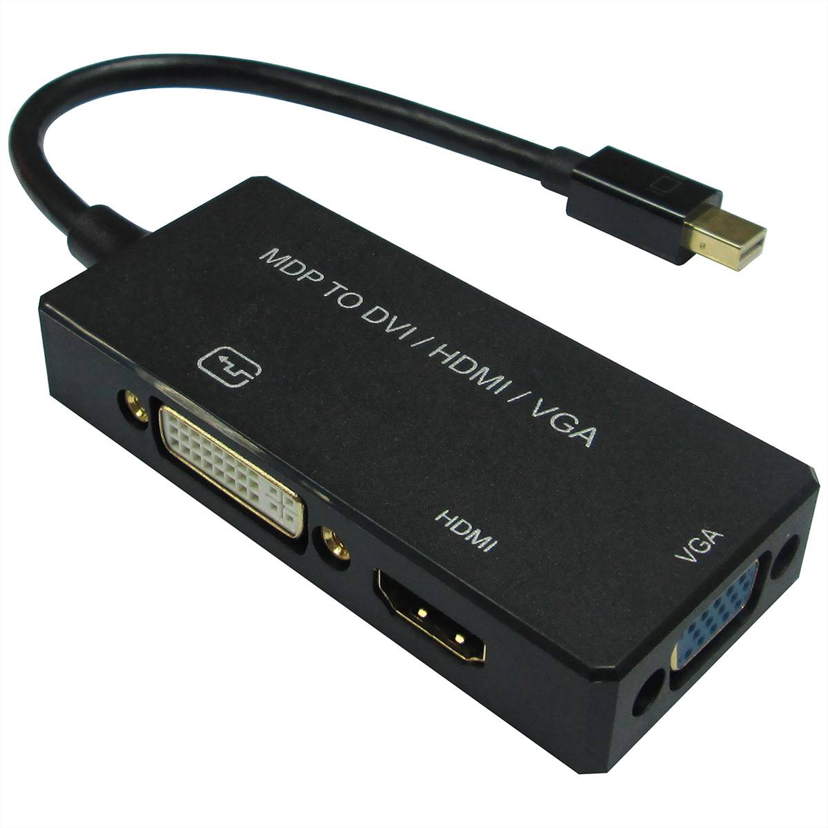 VALUE Adapterkabel Mini DisplayPort - VGA / DVI / HDMI, v1.2, Aktiv Adapter, Terminatoren, Konverter