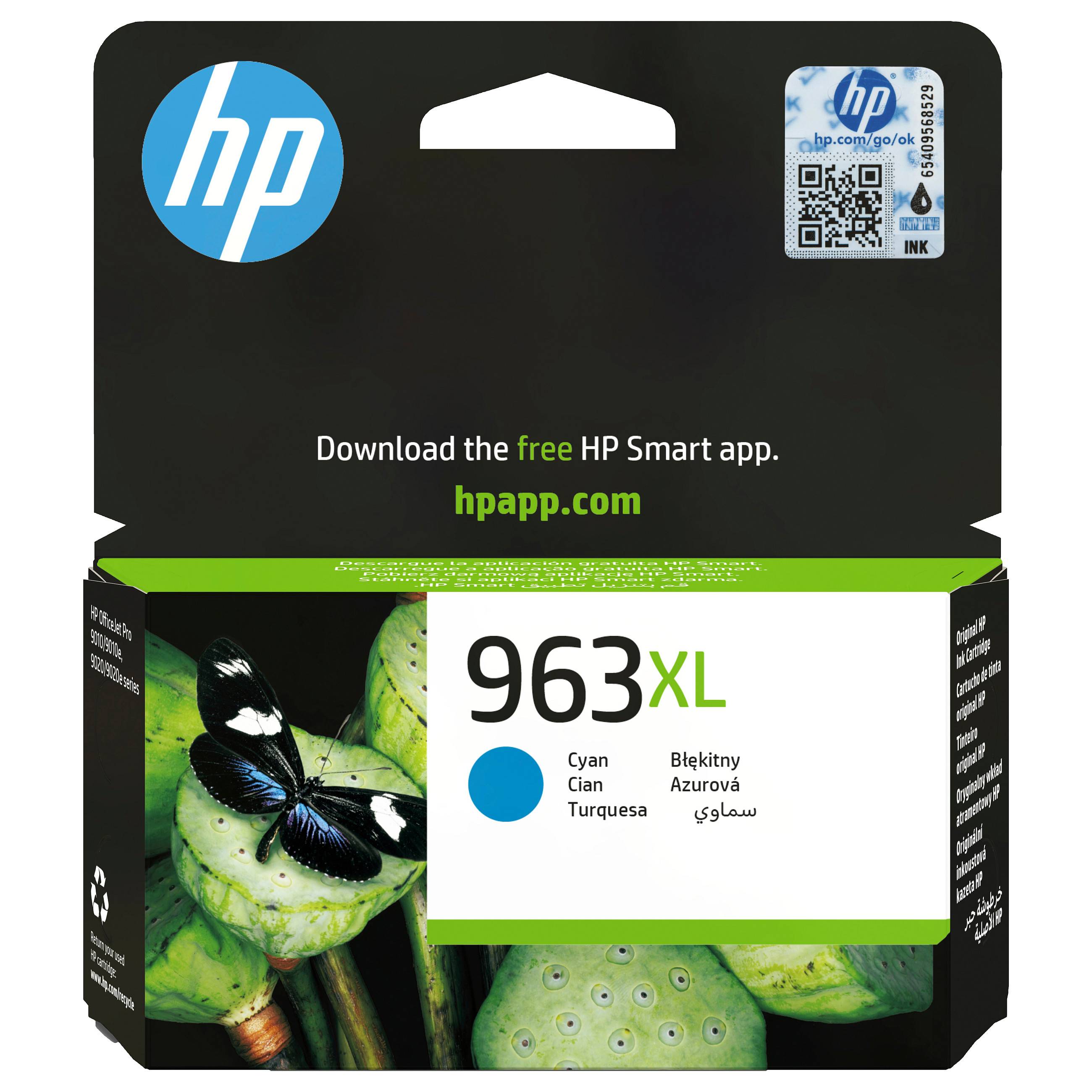 HP 963XL High Yield Cyan Original ink cartridge Verbrauchsmaterialien Tinte