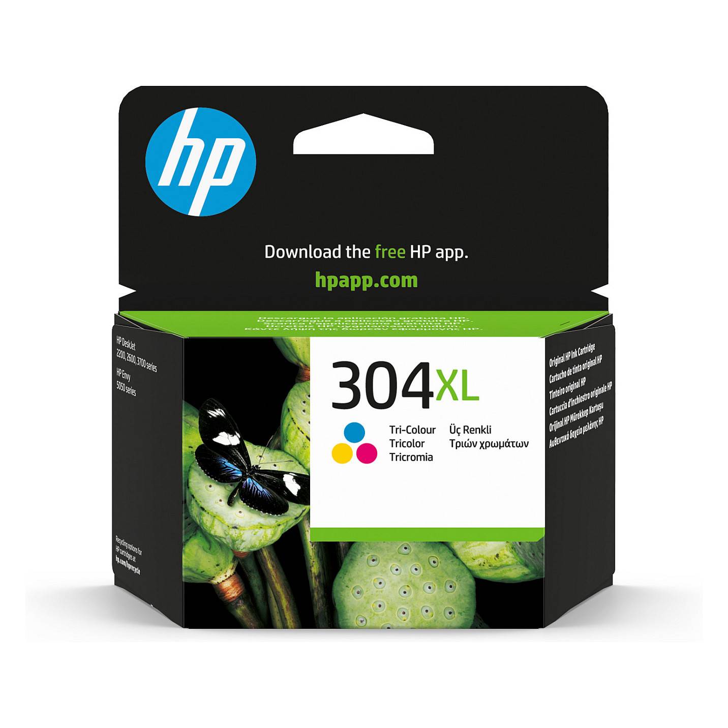 HP 304XL Tri-color Original ink cartridge Verbrauchsmaterialien Tinte
