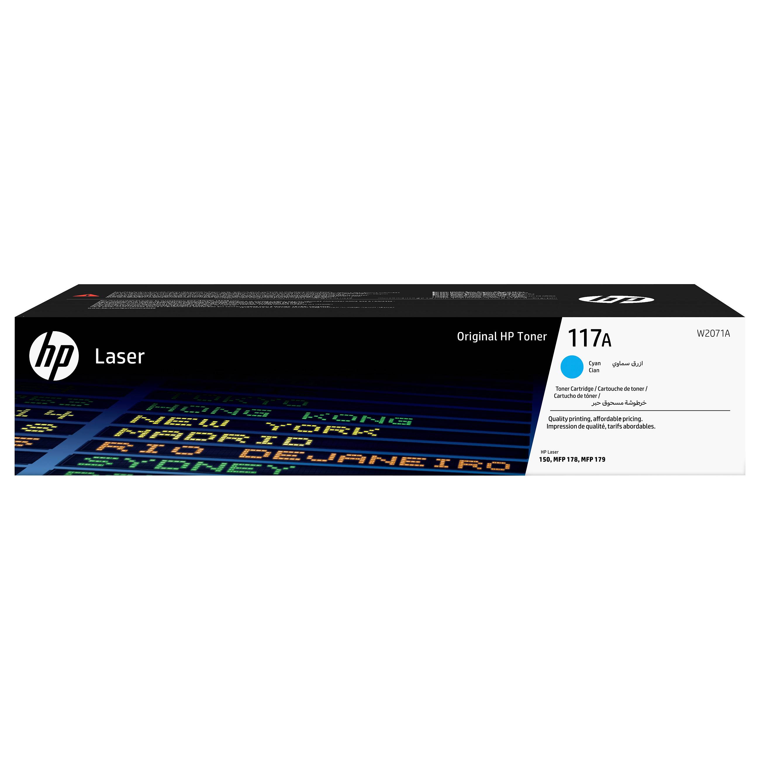 HP 117A Cyan Original Laser toner cartridge Verbrauchsmaterialien Toner