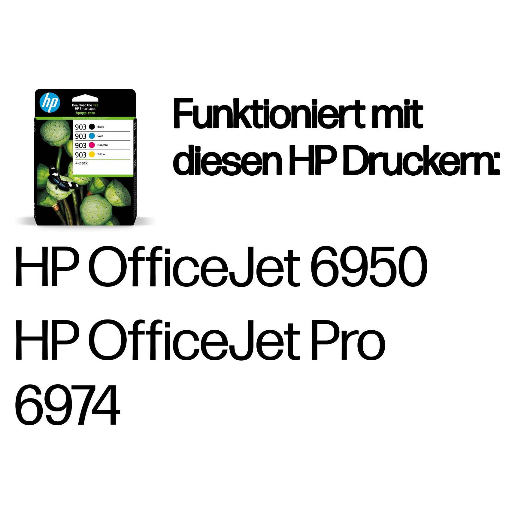 HP 903 4-Pack CMYK(4) Original Combo ink cartridge Verbrauchsmaterialien Tinte