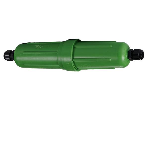 Glasfasermuffe zum Verbinden 2xM16 -- max. 24 Fasern Crimpversion Glasfaserverkabelung Glasfaser