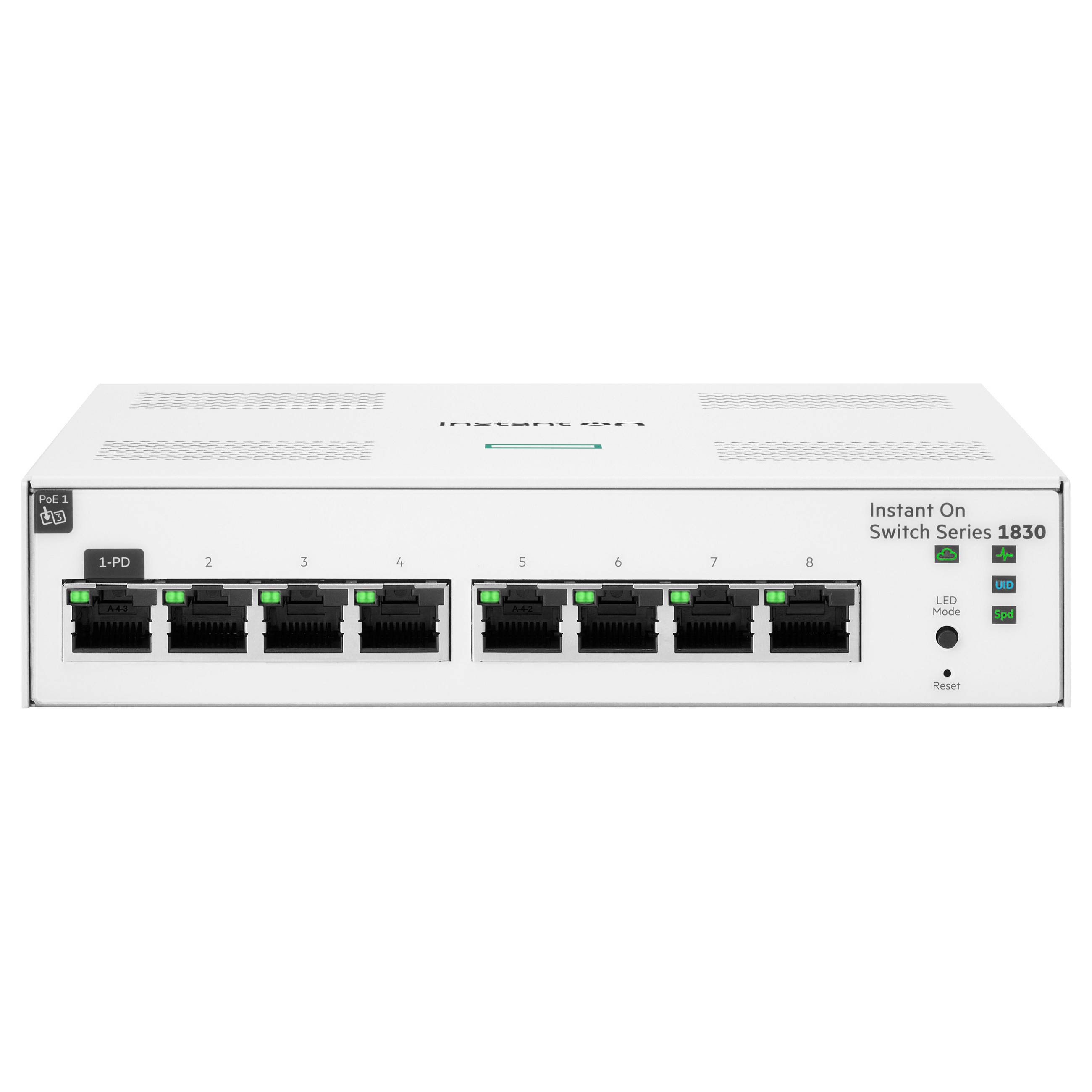 HPE Aruba Networking Instant On Switch 8p Gigabit 1830 Netzwerk Switching Hubs