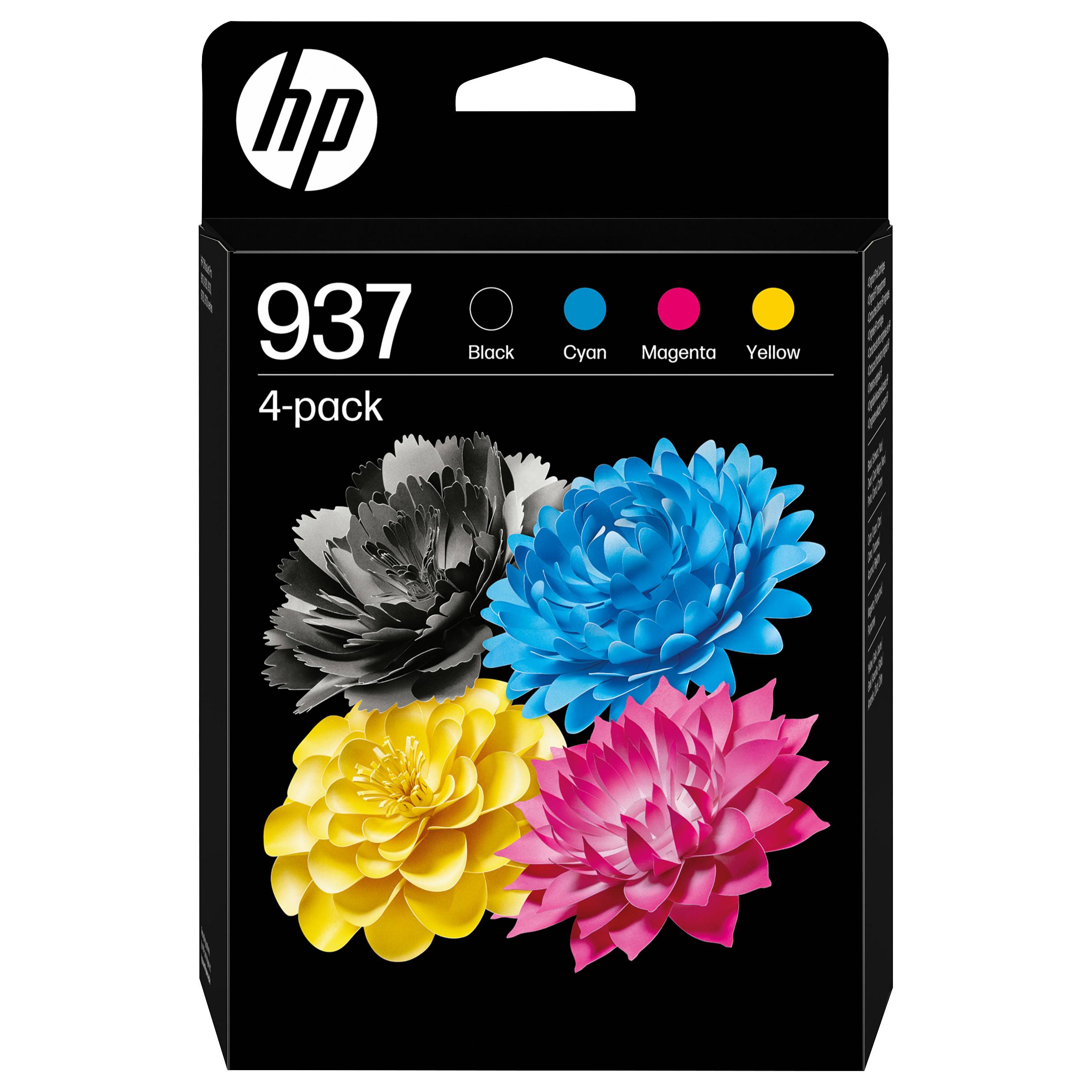 HP 937 4-Pack CMYK(4) Original ink cartridge Verbrauchsmaterialien Tinte