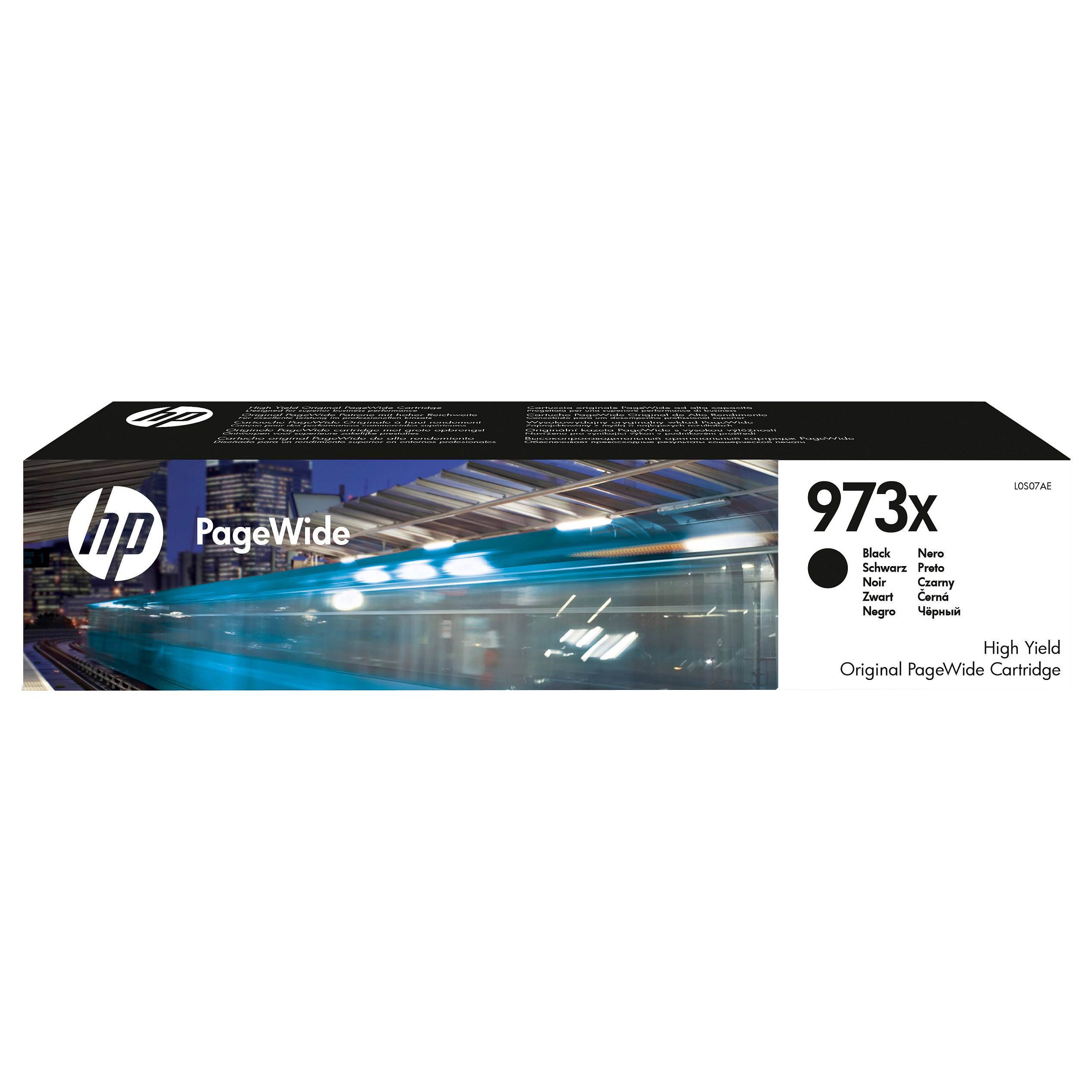 HP 973X High Yield Black Original PageWide Cartridge ink cartridge Verbrauchsmaterialien Tinte