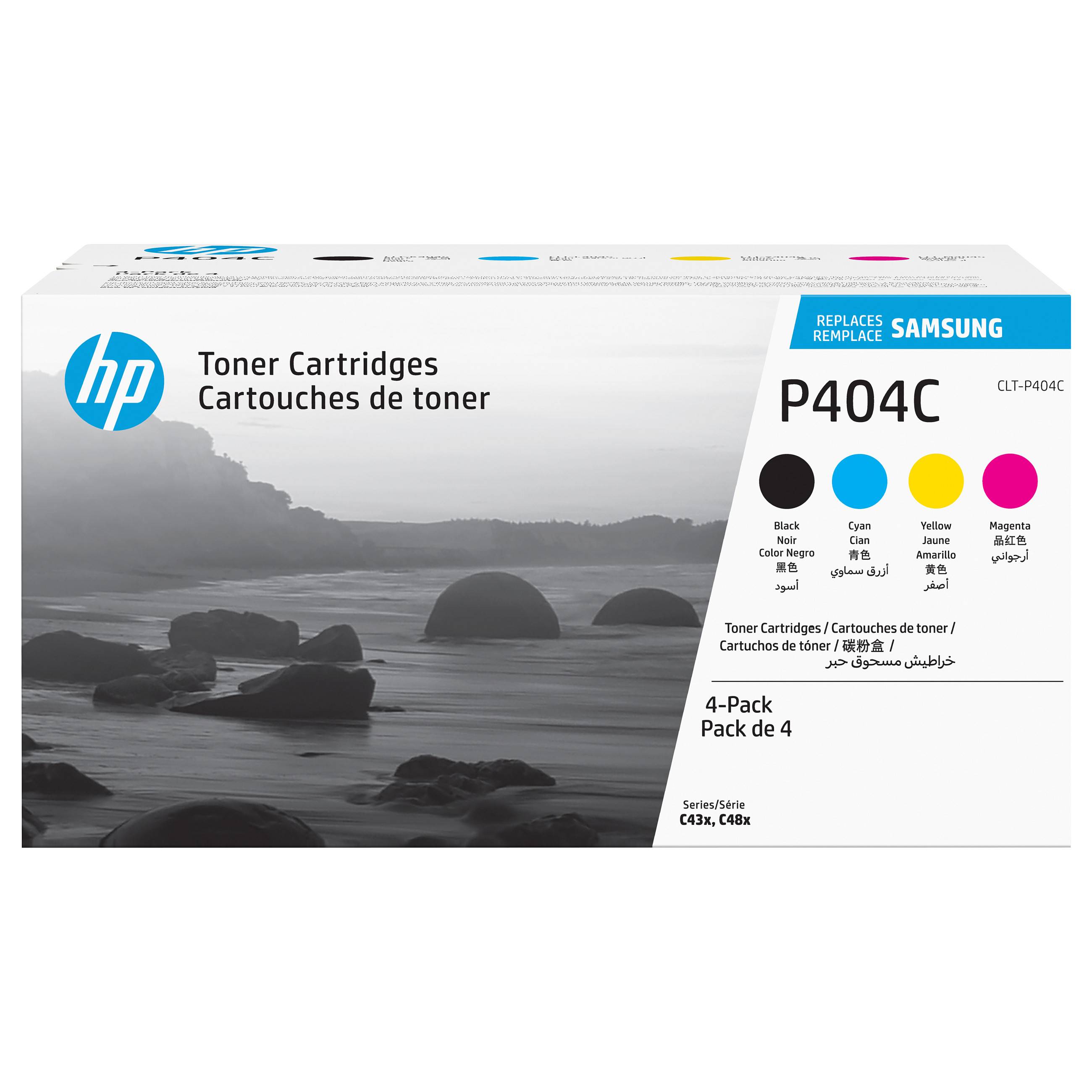 Samsung CLT-P404C 4-pack Cyan/Magenta/Yellow/Black Original toner cartridge Verbrauchsmaterialien