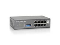 LevelOne FEP-0800 Netzwerk-Switch Fast Ethernet (10/100) Power over (PoE) Schwarz, Grau Switche