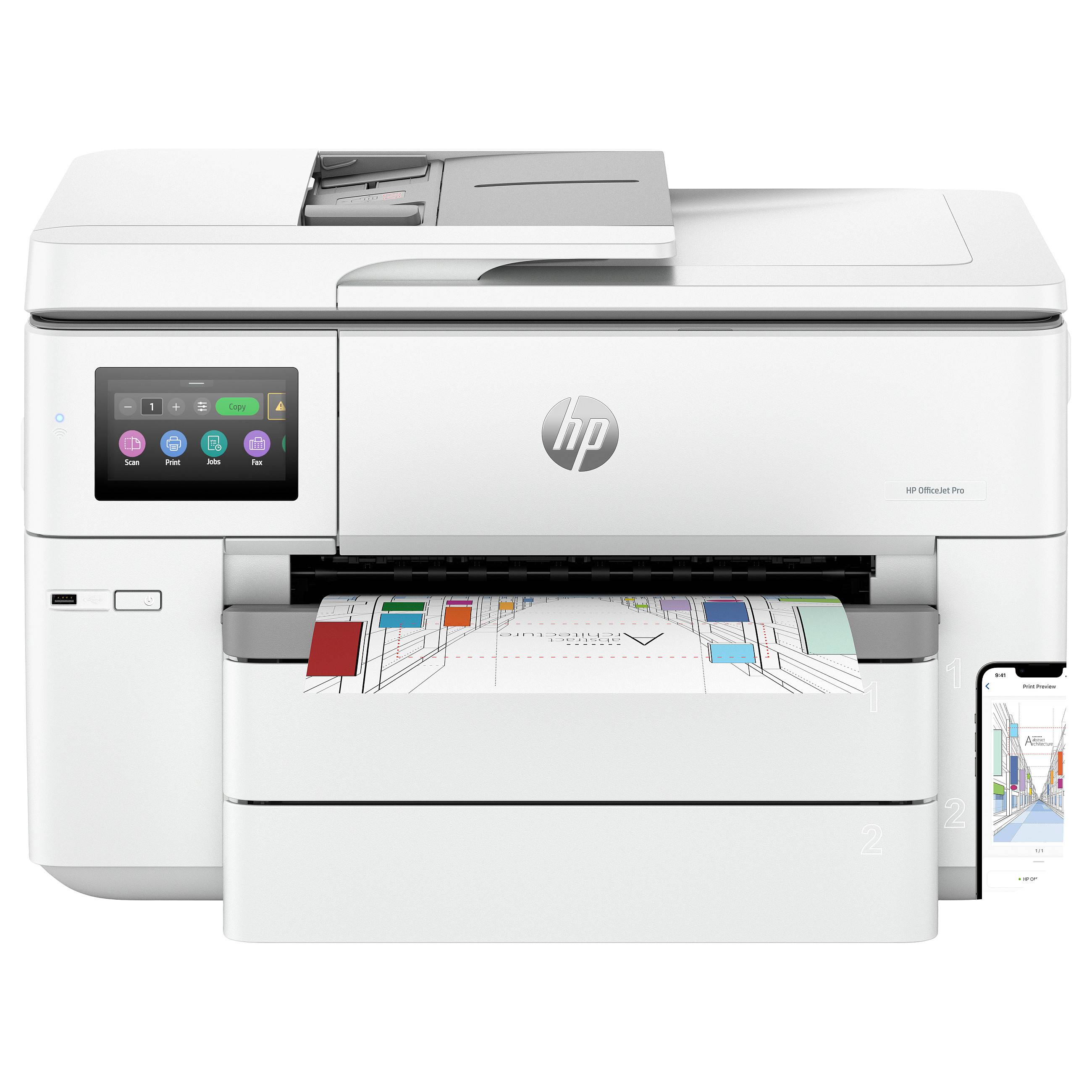 HP OfficeJet Pro 9730e WF AiO Printer Drucker & Scanner Multifunktionsdrucker