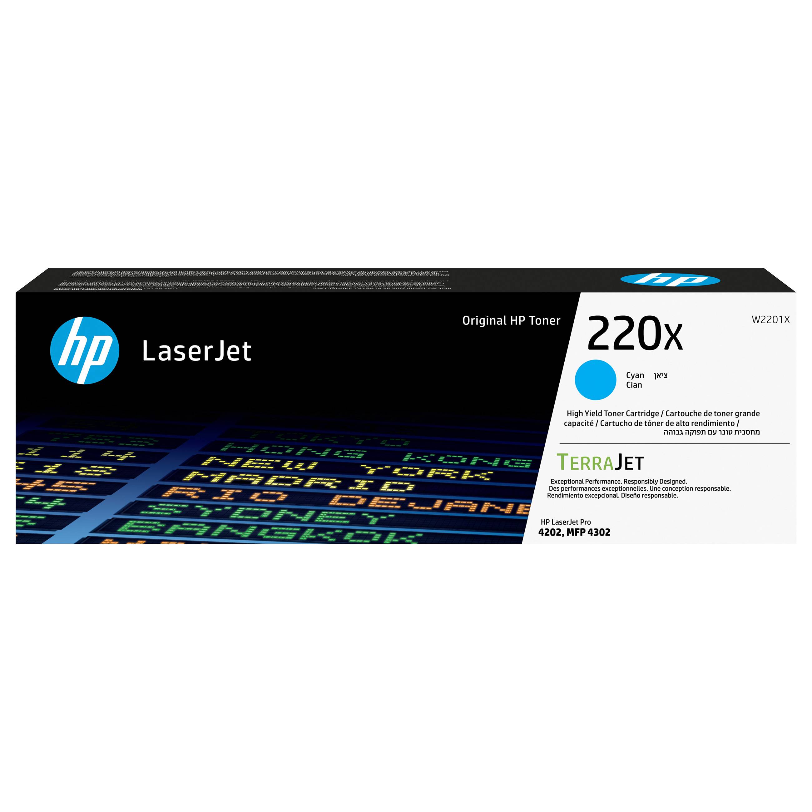HP 220X Cyn LaserJet toner cartridge Verbrauchsmaterialien Toner