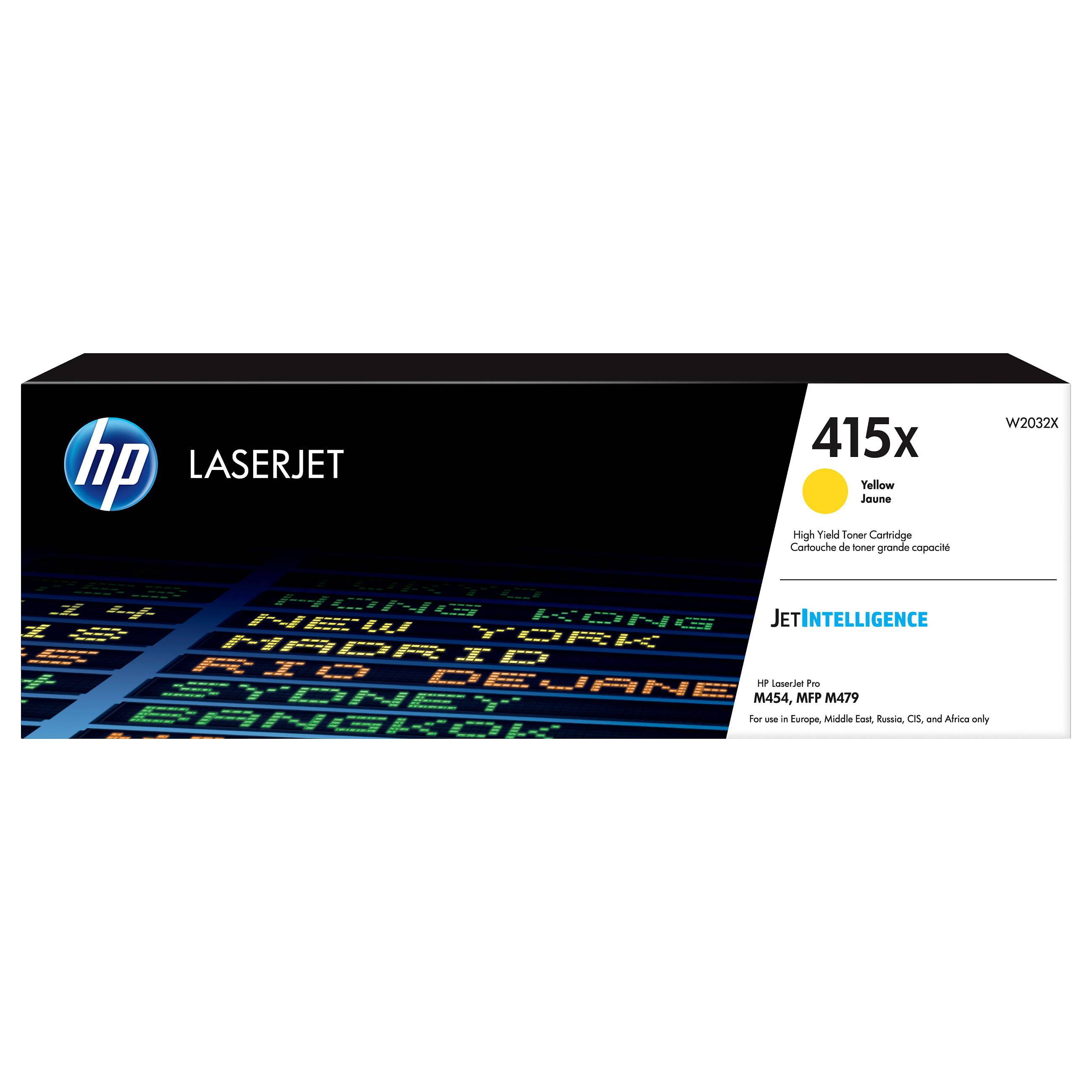 HP 415X High Yield Yellow Original LaserJet toner cartridge Verbrauchsmaterialien Toner