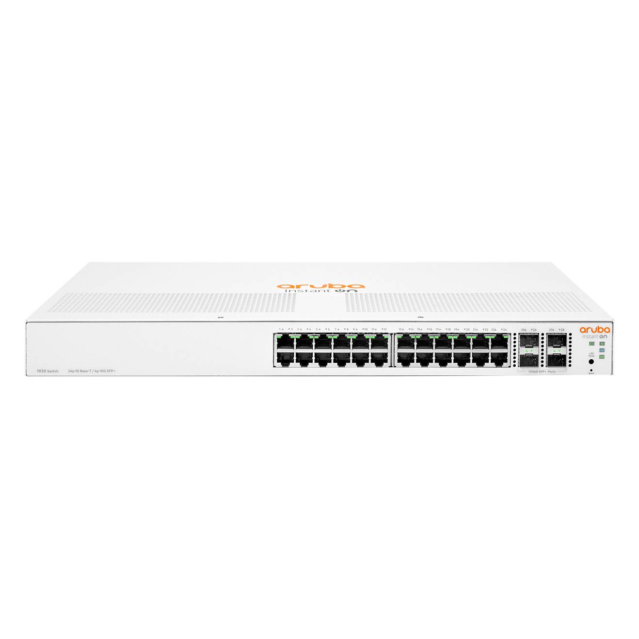 HPE Aruba Networking Instant On 1930 24G Class4 PoE 4SFP/SFP+ 195W Netzwerk Switching Hubs