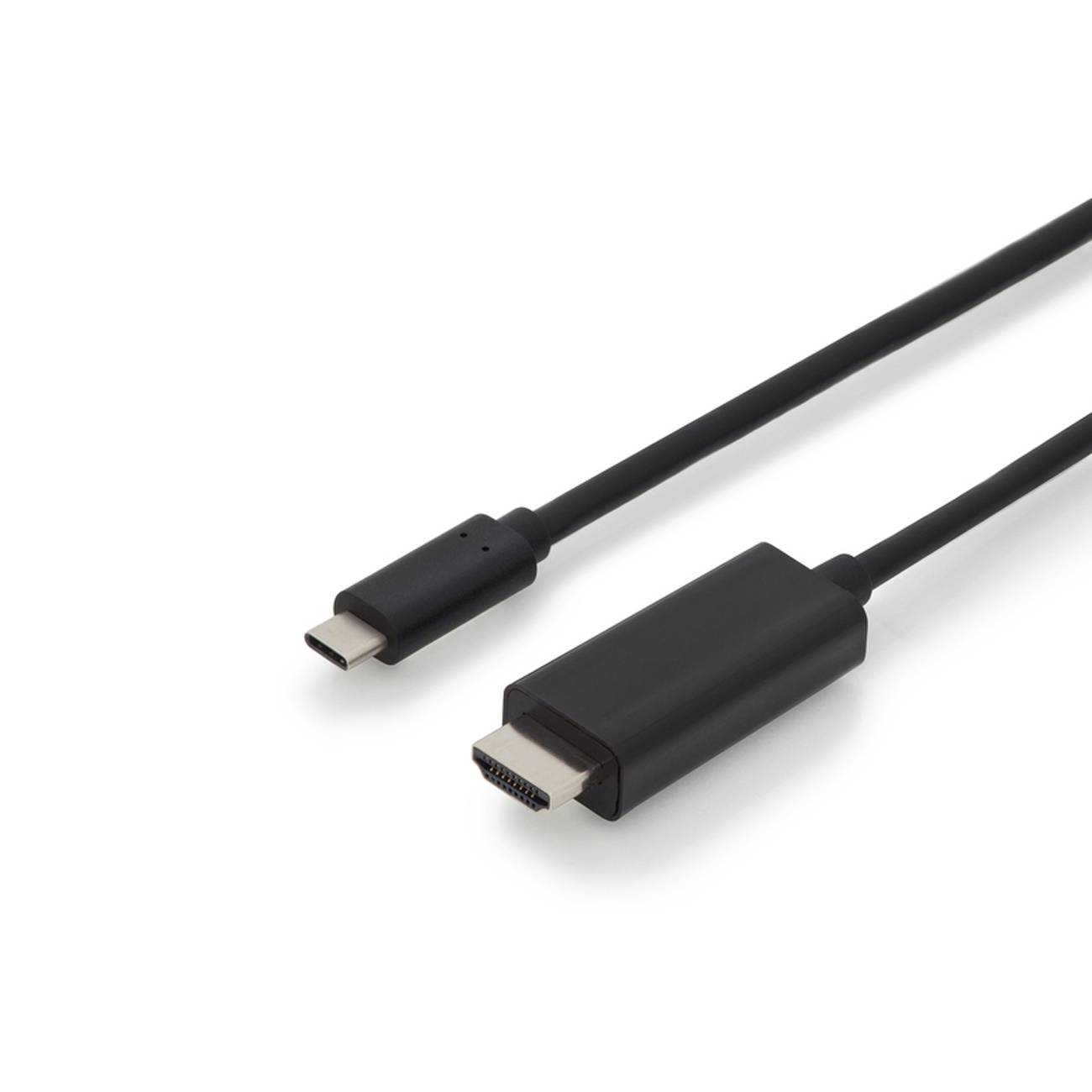 DIGITUS USB C Adapterkabel Typ C -HDMI A 4K St/St 2.0m, sw Multimedia-Technik USB-Kabel