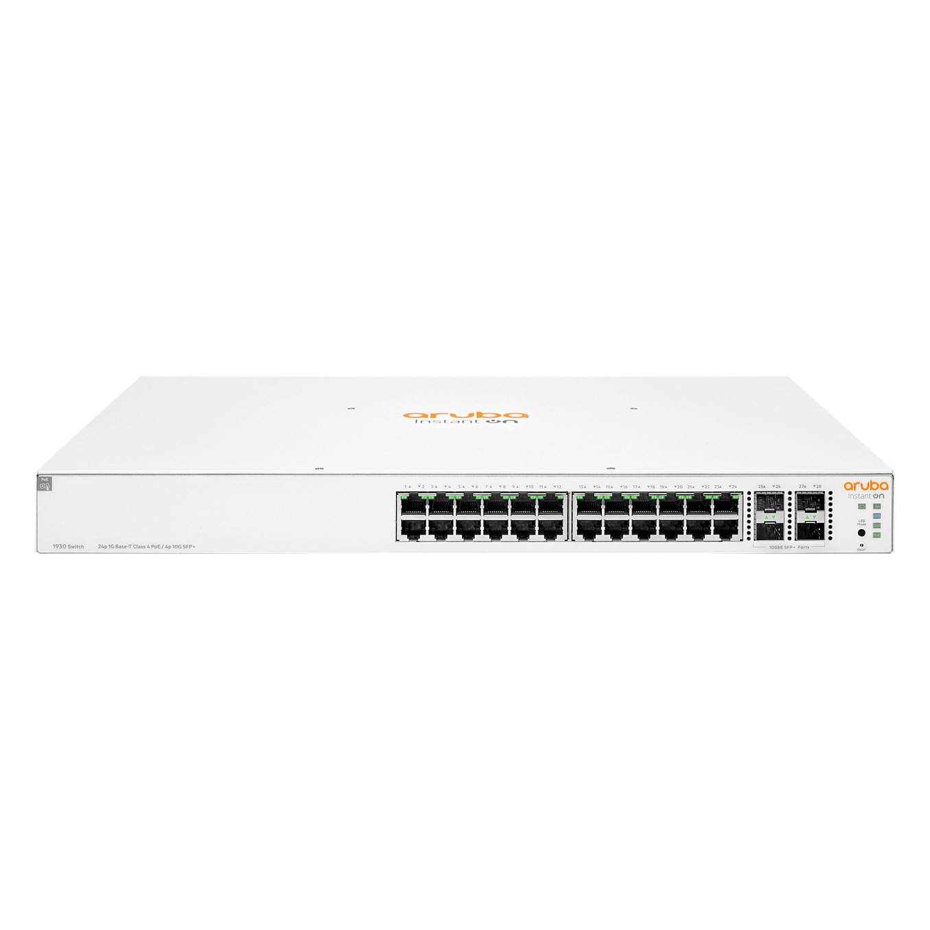 HPE Aruba Networking Instant On 1930 24G Class4 PoE 4SFP/SFP+ 370W Netzwerk Switching Hubs