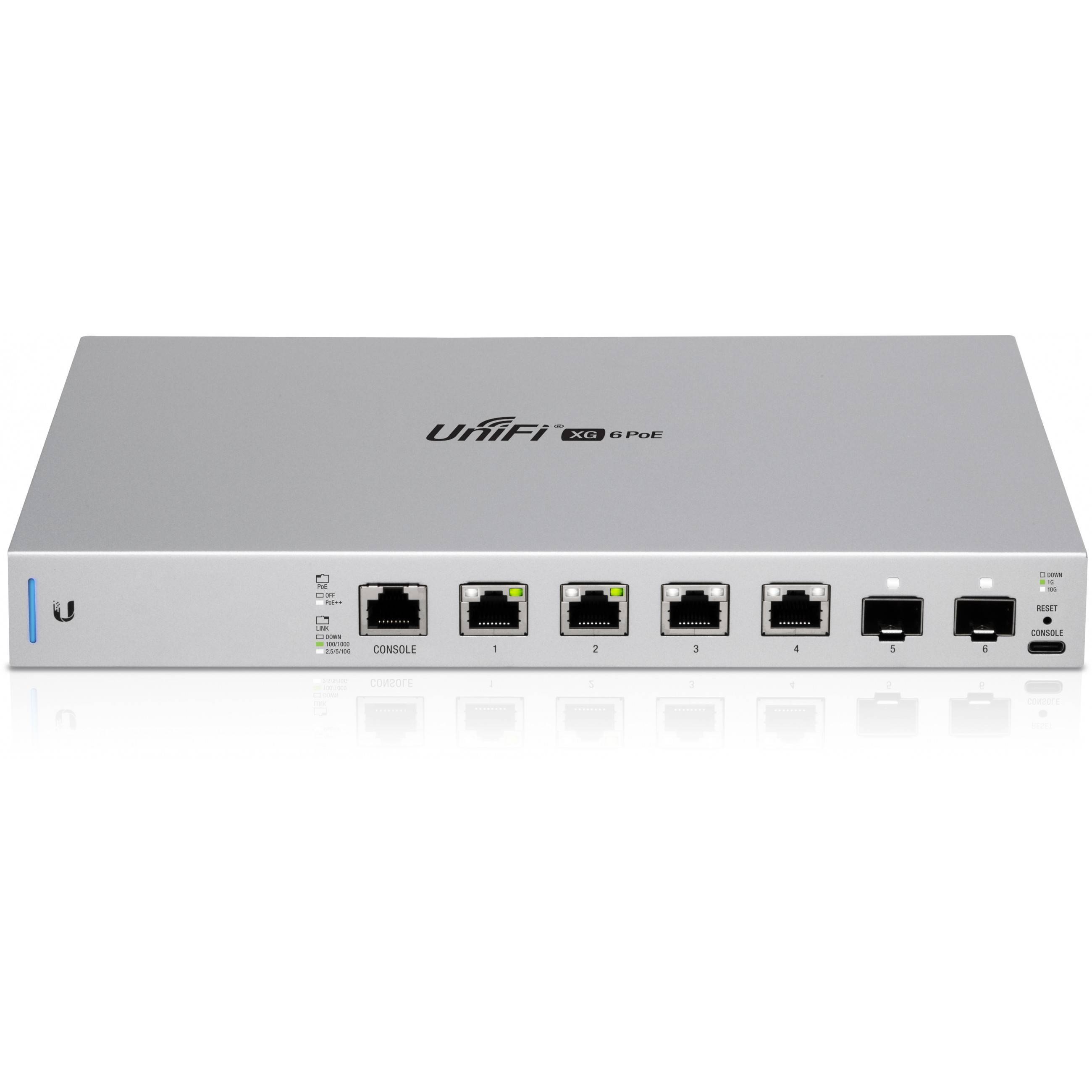 Ubiquiti UniFi Switch 6-Port 802.3bt 10Gbit/s. 170W PoE Multimedia-Technik Switche