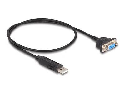DELOCK USB 2.0 > Seriell RS-232 Adapter D-Sub 9 Buchse 50cm Multimedia-Technik