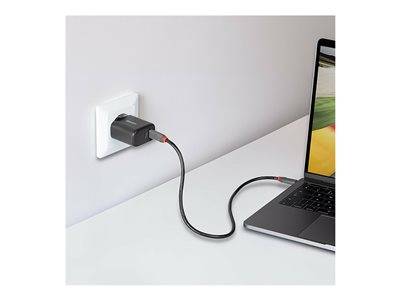 LINDY 65W USB 2 x Type C GaN Charger mit EU-Stecker Multimedia-Technik Ladegerät