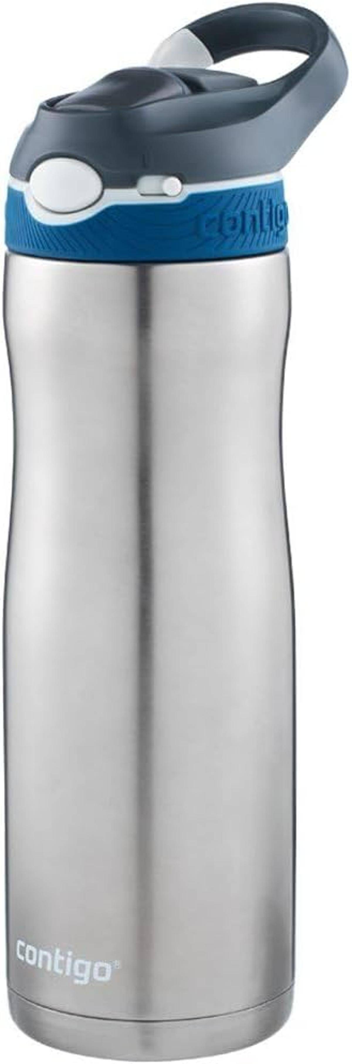 Contigo Trinkflasche Ashland Chill Edelstahl Wasserflasche 590 ml Monaco