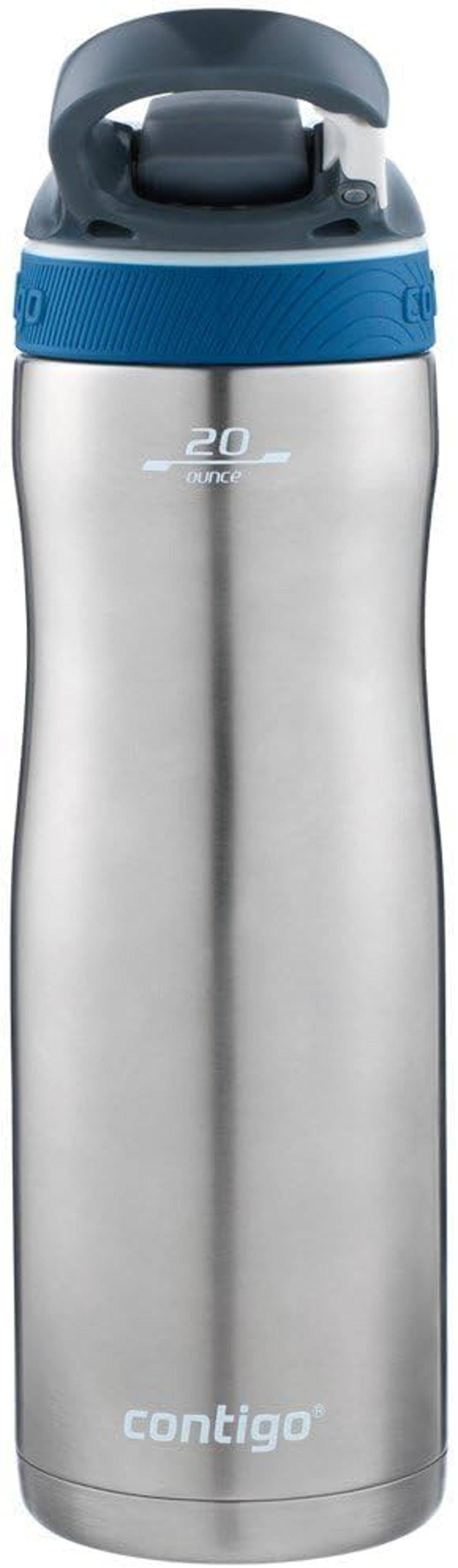 Contigo Trinkflasche Ashland Chill Edelstahl Wasserflasche 590 ml Monaco