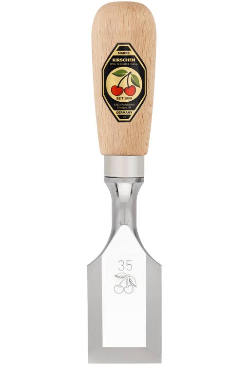 KIRSCHEN Kurzbeitel mit Rotbuchenheft 35 mm 1071035