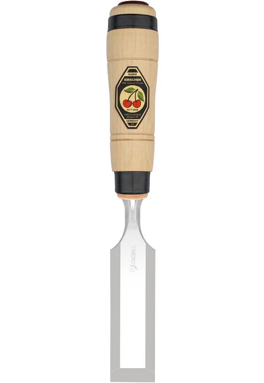 KIRSCHEN Zimmermannsbeitel 20 mm mit schwerem Weißbuchenheft und Schlagknopf 1206020