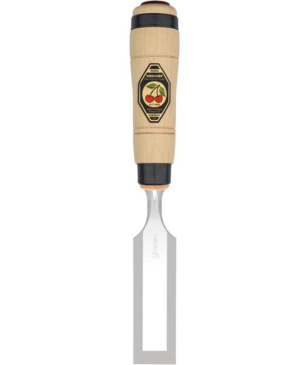 KIRSCHEN Zimmermannsbeitel 45 mm mit schwerem Weißbuchenheft und Schlagknopf 1206045