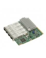 Supermicro AOC-MTG-I4S Eingebaut Faser 100000 Mbit/s 4x SFP+ SIOM Intel XL710-AM1 IEEE 802.3ad/802.1Q/802.3 92 x 87.1 mm