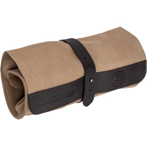 KIRSCHEN Leder-Rolltasche leer für Stechbeitel und Bildhauer 12 Fächer 3574000