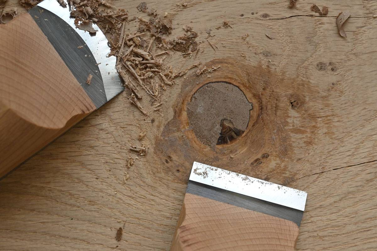 KIRSCHEN Handhobel Flatfix 95x50x45 mm | Runde Schneide 3809000