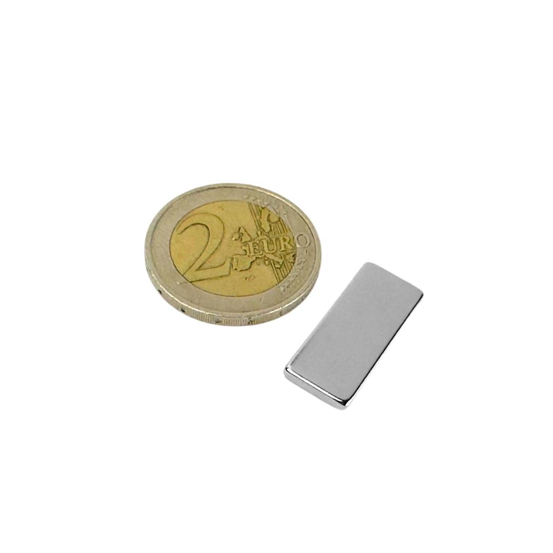 200 Stück Neodym Magnet 25mm x 8mm x 2mm Supermagnete hohe Haftkraft Quadermagnete