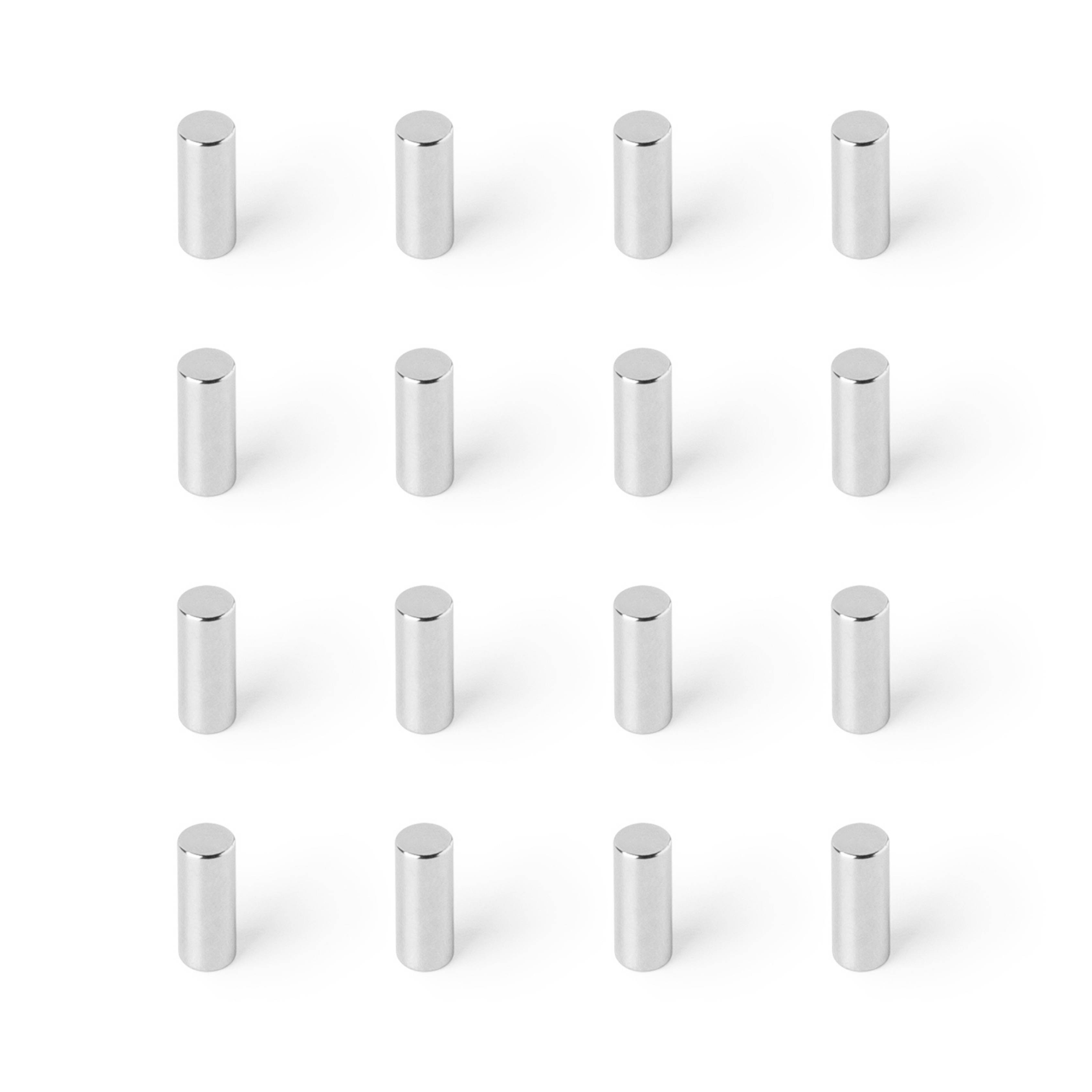 100 Stück Neodym Magnet 4mm x 10mm Supermagnete hohe Haftkraft Scheibenmagnet