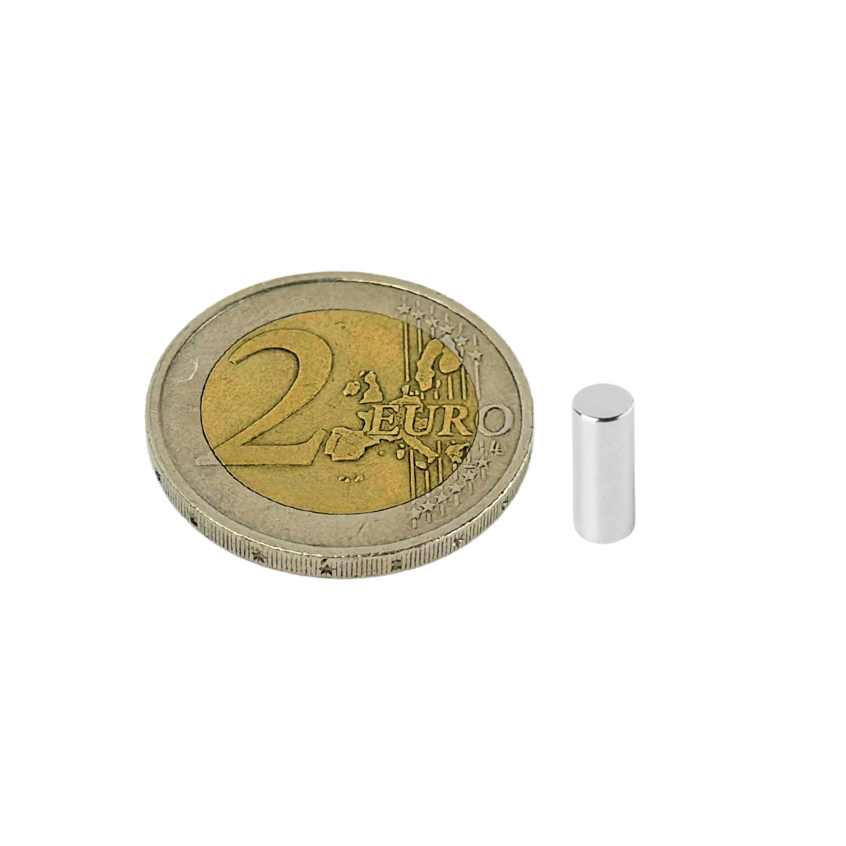 10 Stück Neodym Magnet 2mm x 10mm Supermagnete hohe Haftkraft Scheibenmagnet