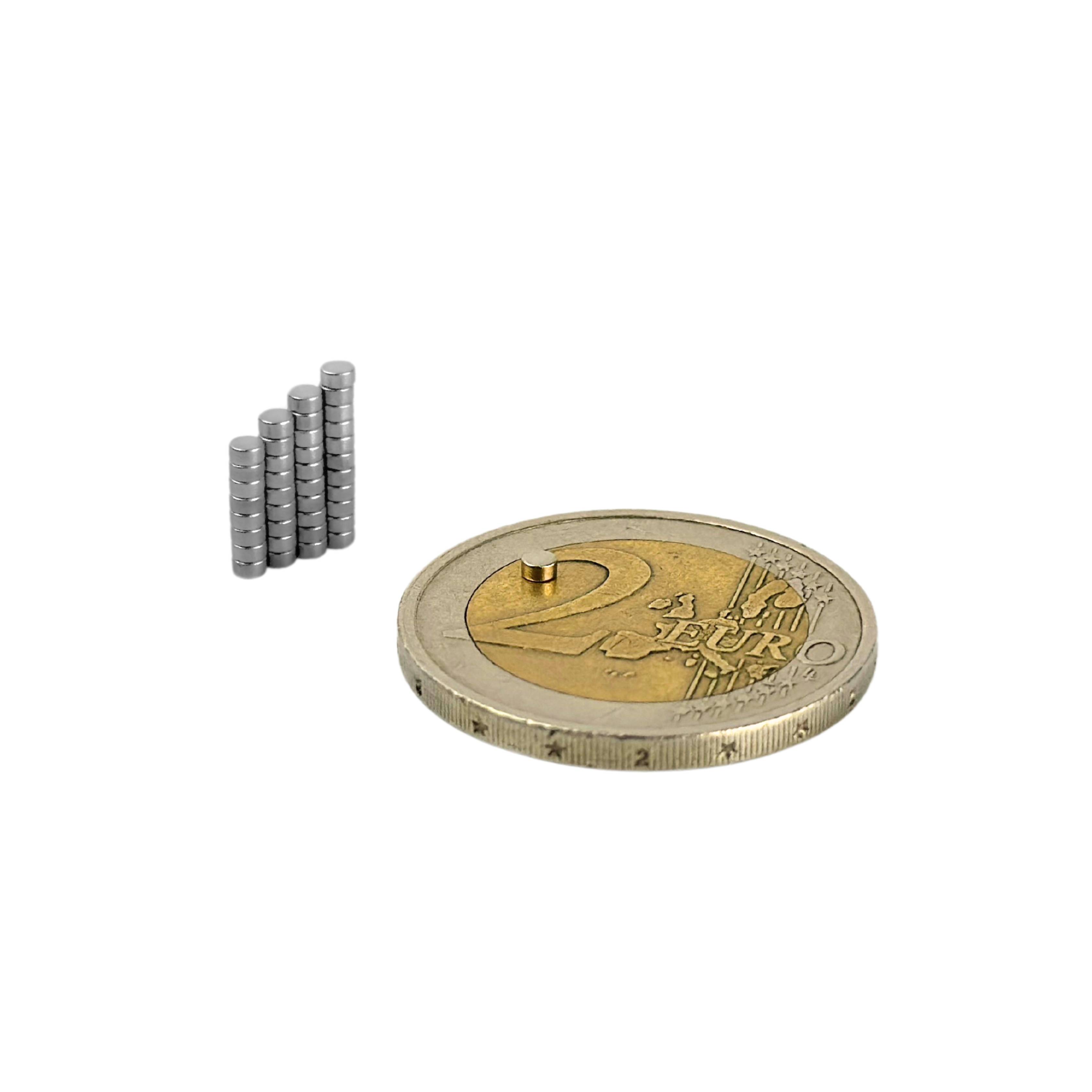 200 Stück Neodym Magnet 3mm x 1mm Supermagnete hohe Haftkraft Scheibenmagnet
