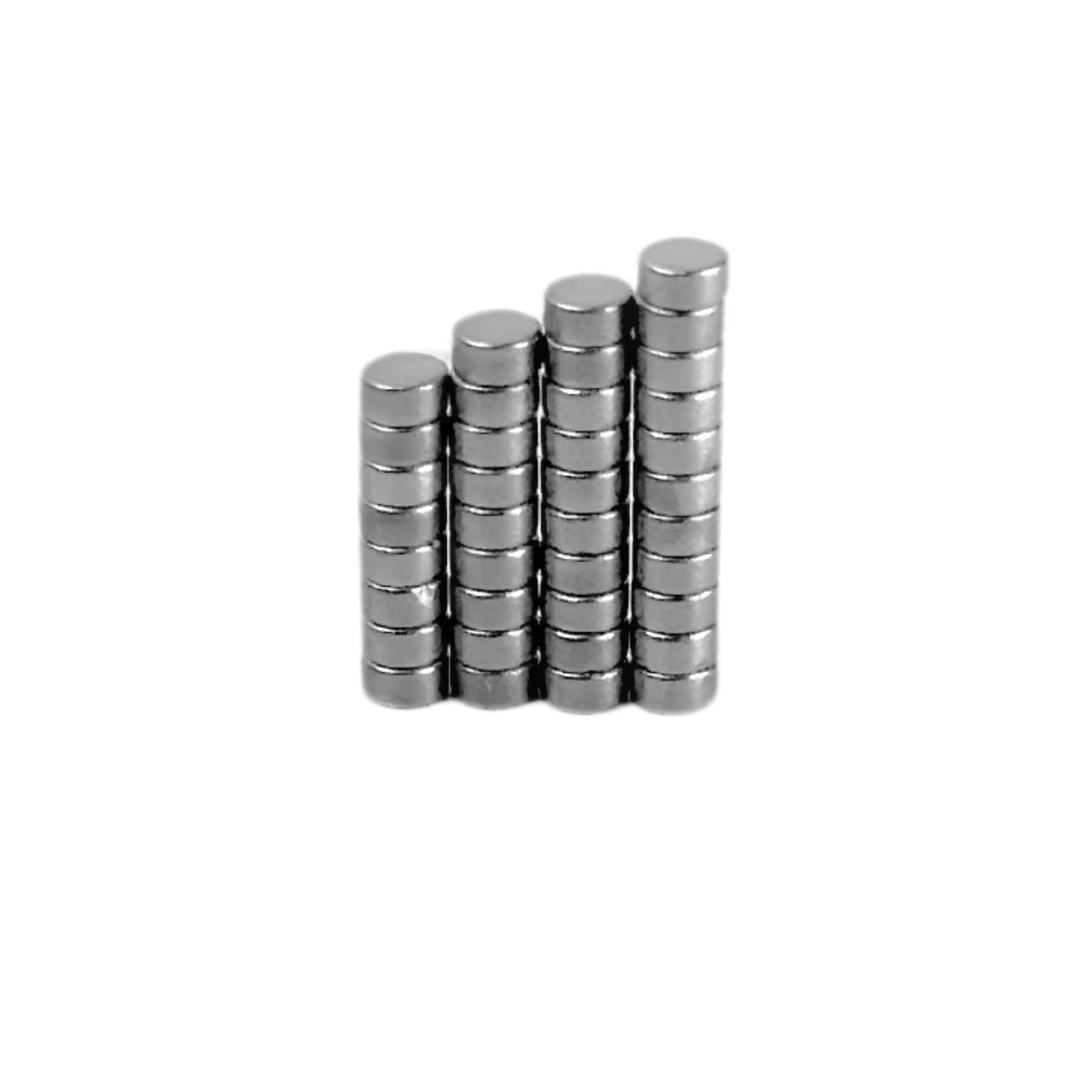 50 Stück Neodym Magnet 3mm x 1mm Supermagnete hohe Haftkraft Scheibenmagnet
