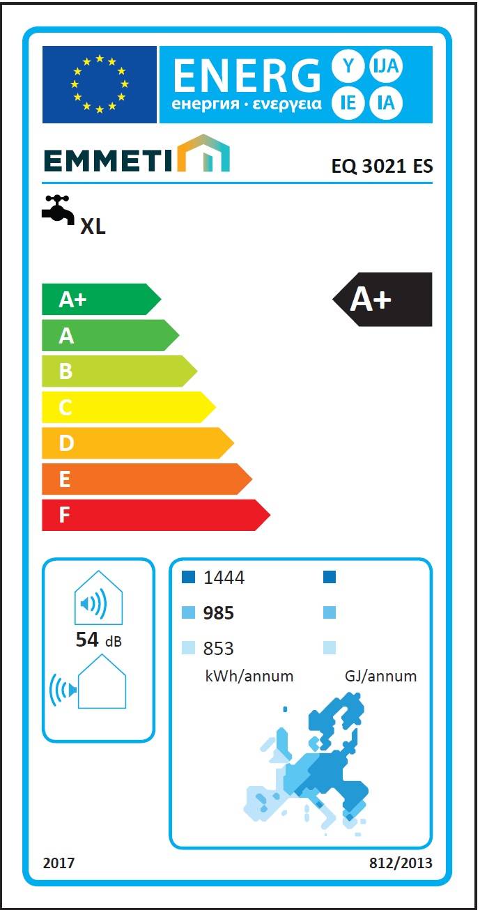 Emmeti Warmwasser Wärmepumpe EQ 3021 ES (300L)