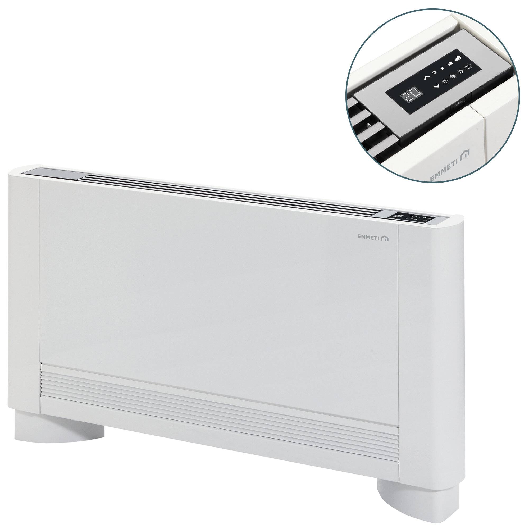 Emmeti Silence THIN ETM Konvektor ETM 220 / 0,73 KW Links