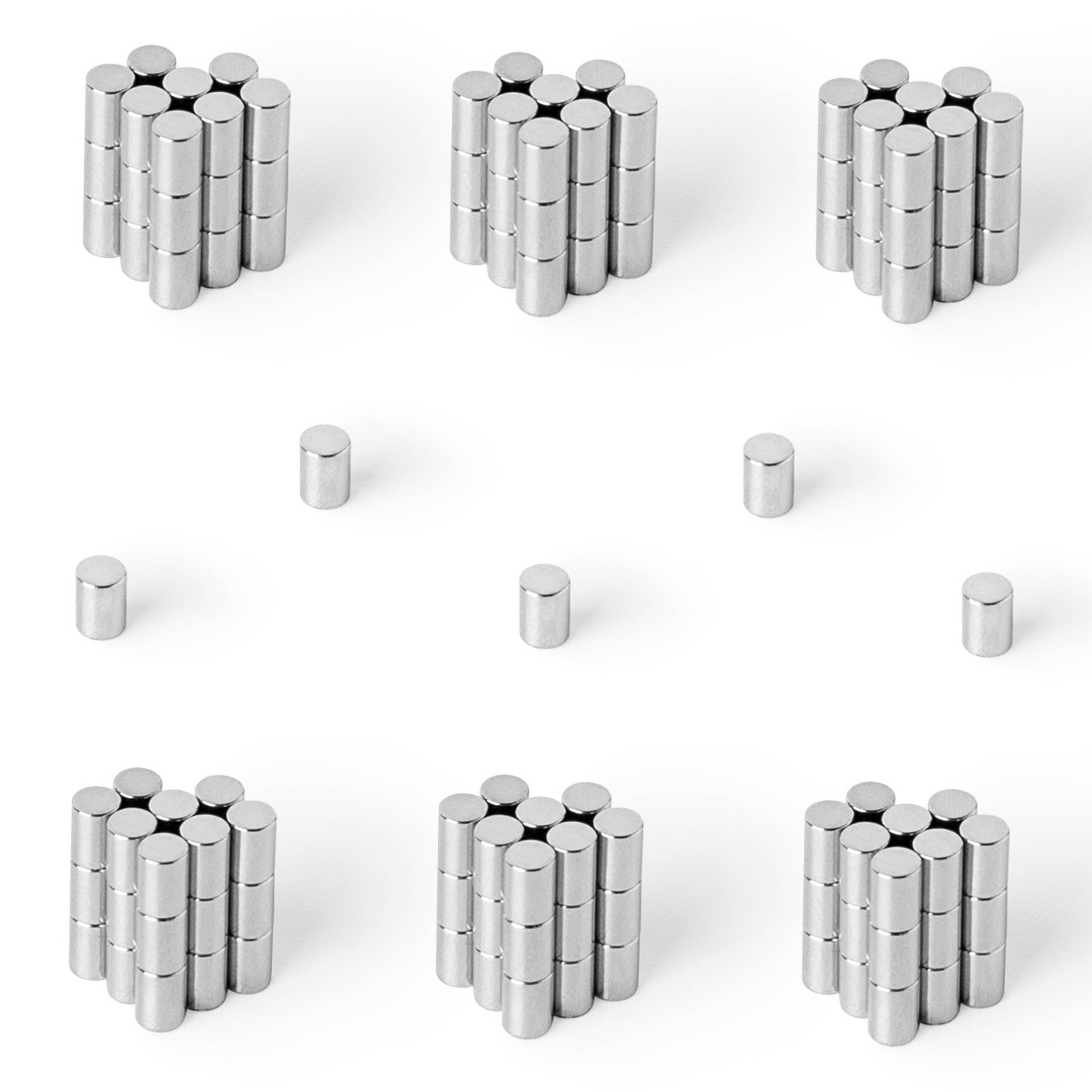 20 Stück Neodym Magnet 3mm x 4mm Supermagnete hohe Haftkraft Scheibenmagnet