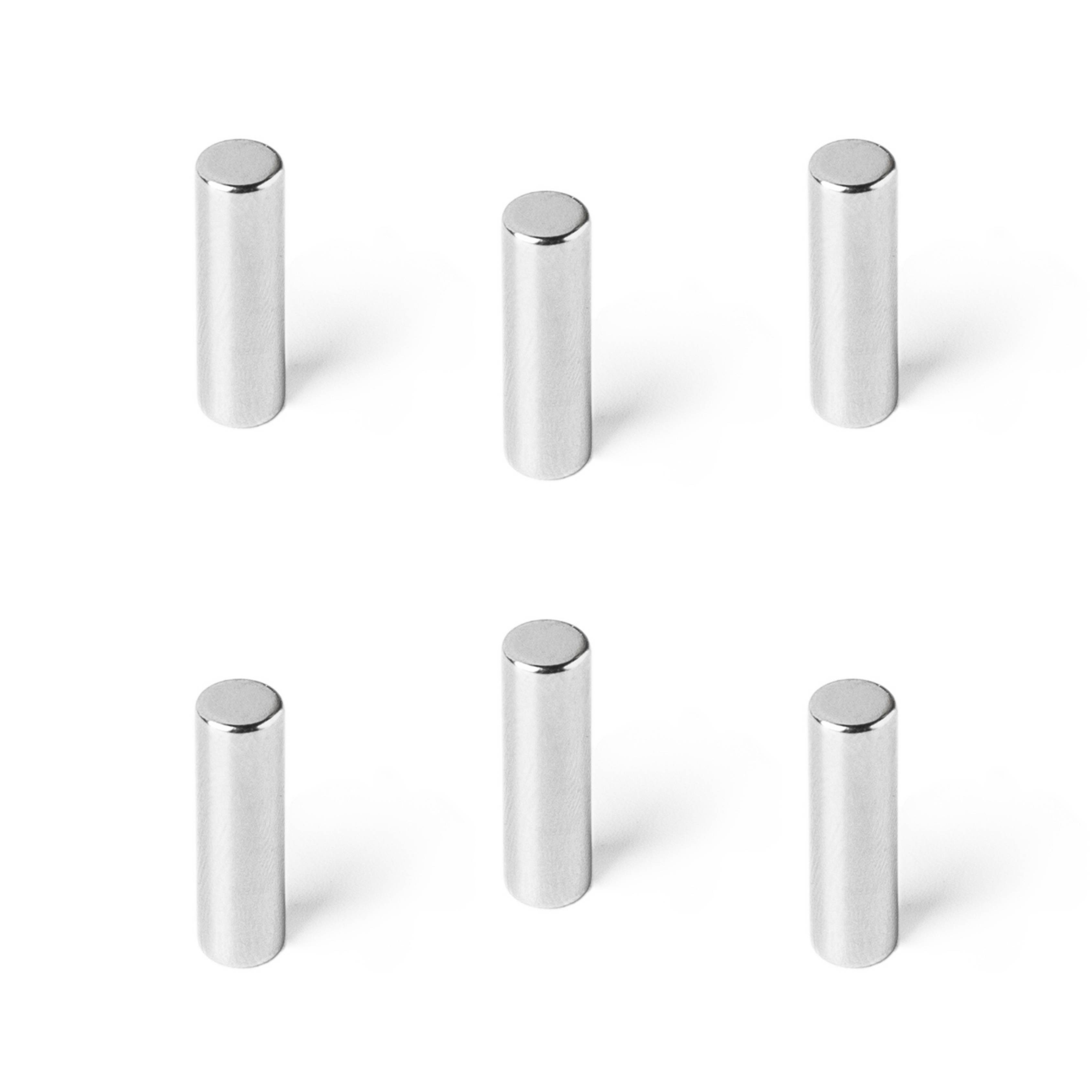 10 Stück Neodym Magnet 3mm x 8mm Supermagnete hohe Haftkraft Scheibenmagnet