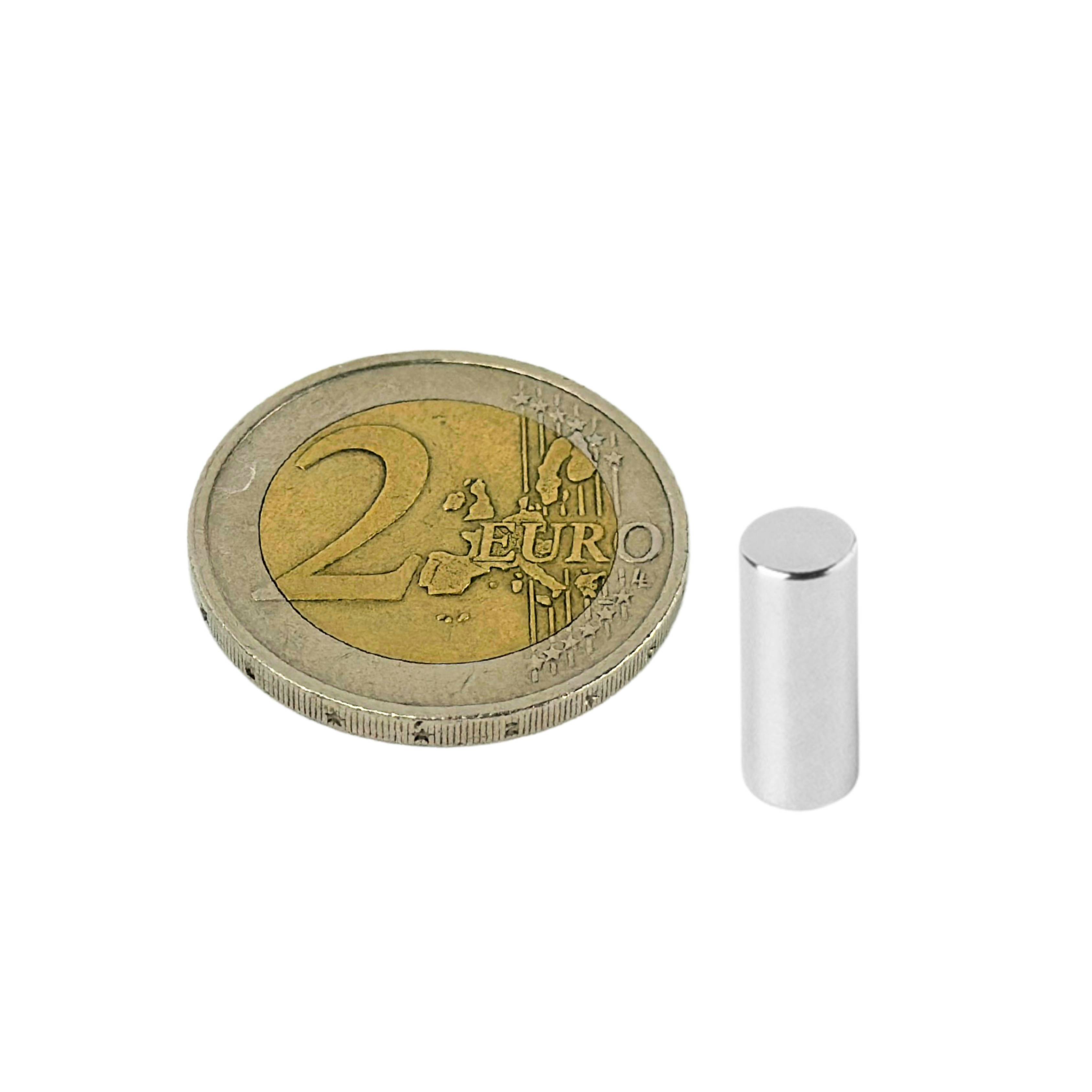 20 Stück Neodym Magnet 4mm x 10mm Supermagnete hohe Haftkraft Scheibenmagnet