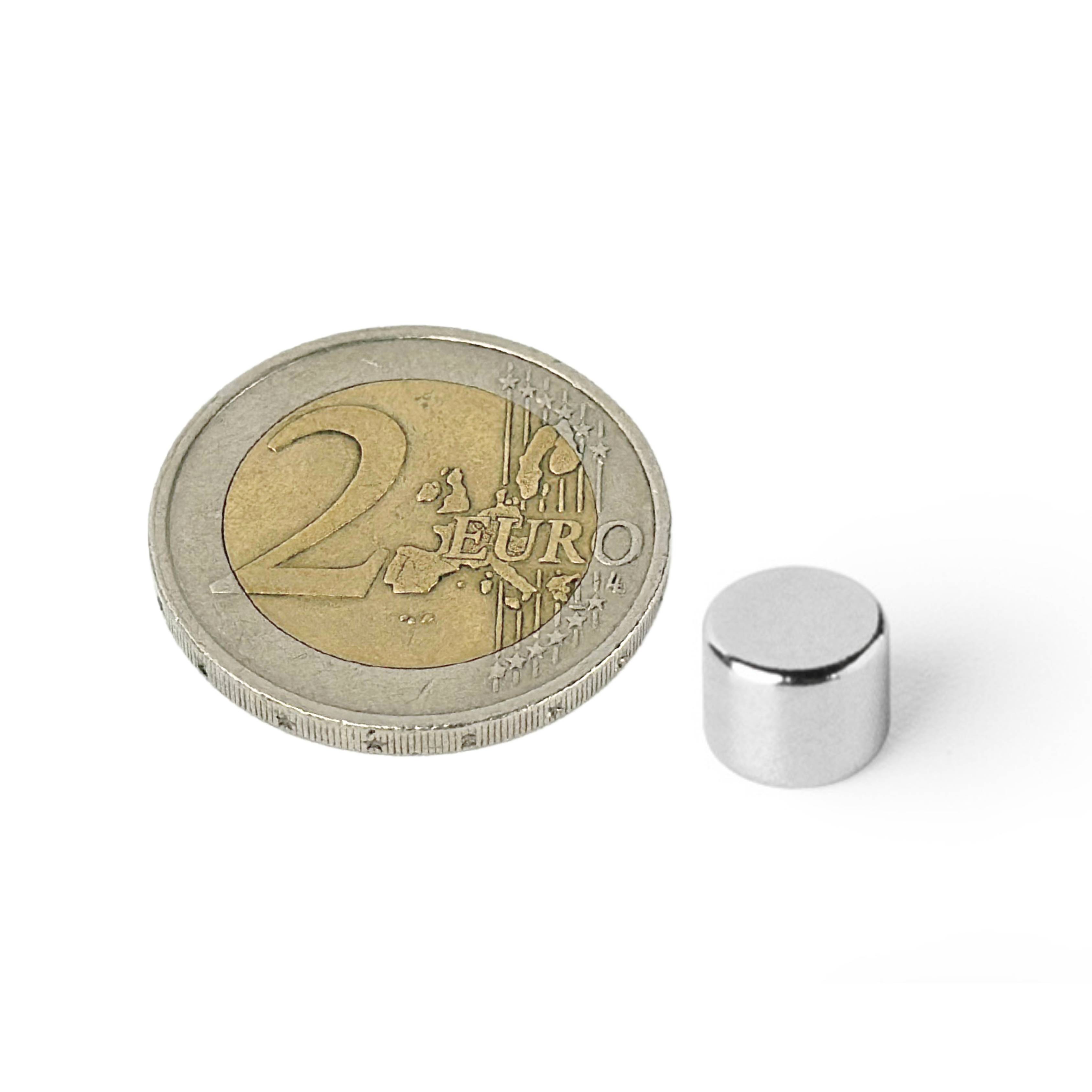 50 Stück Neodym Magnet 5mm x 4mm Supermagnete hohe Haftkraft Scheibenmagnet