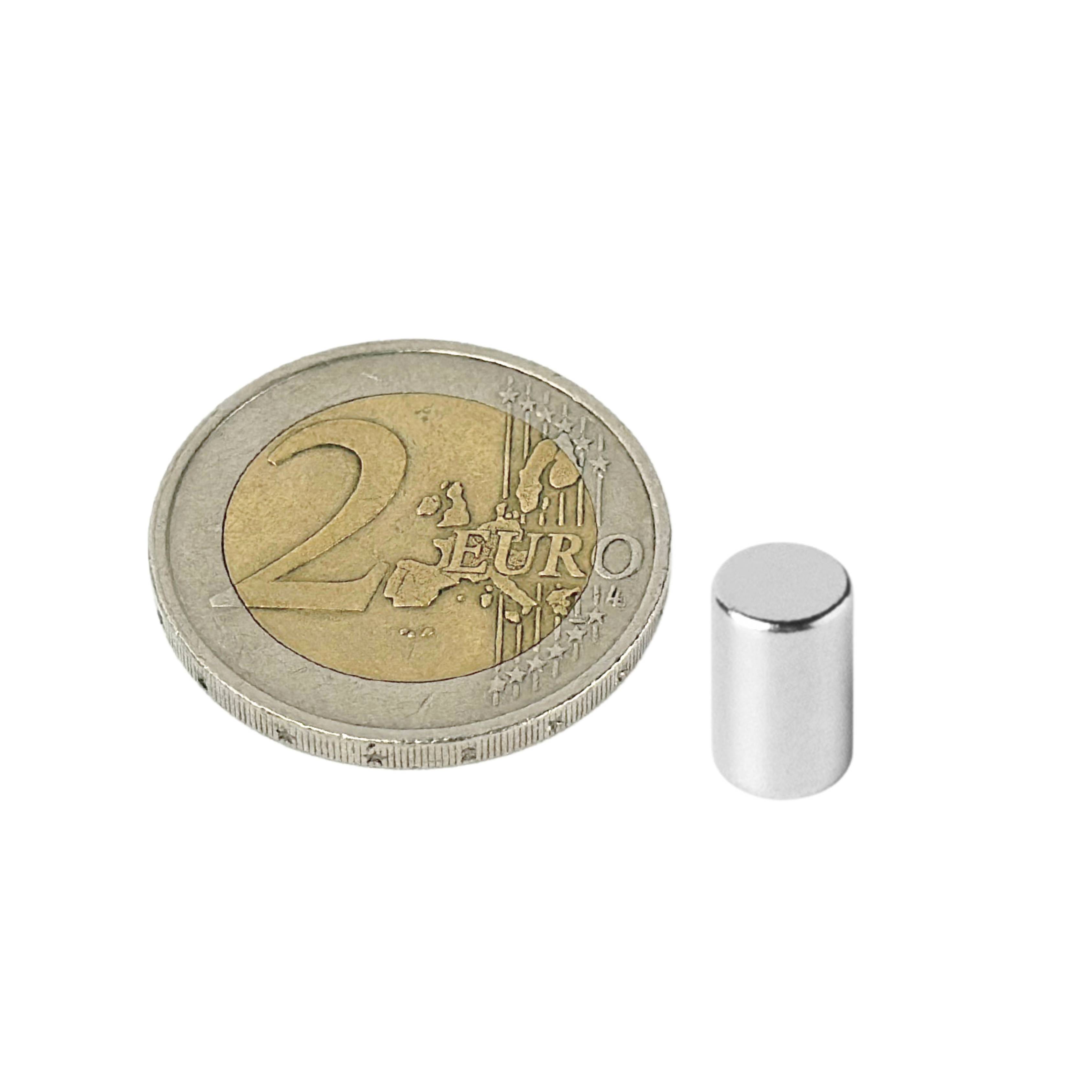 20 Stück Neodym Magnet 5mm x 8mm Supermagnete hohe Haftkraft Scheibenmagnet