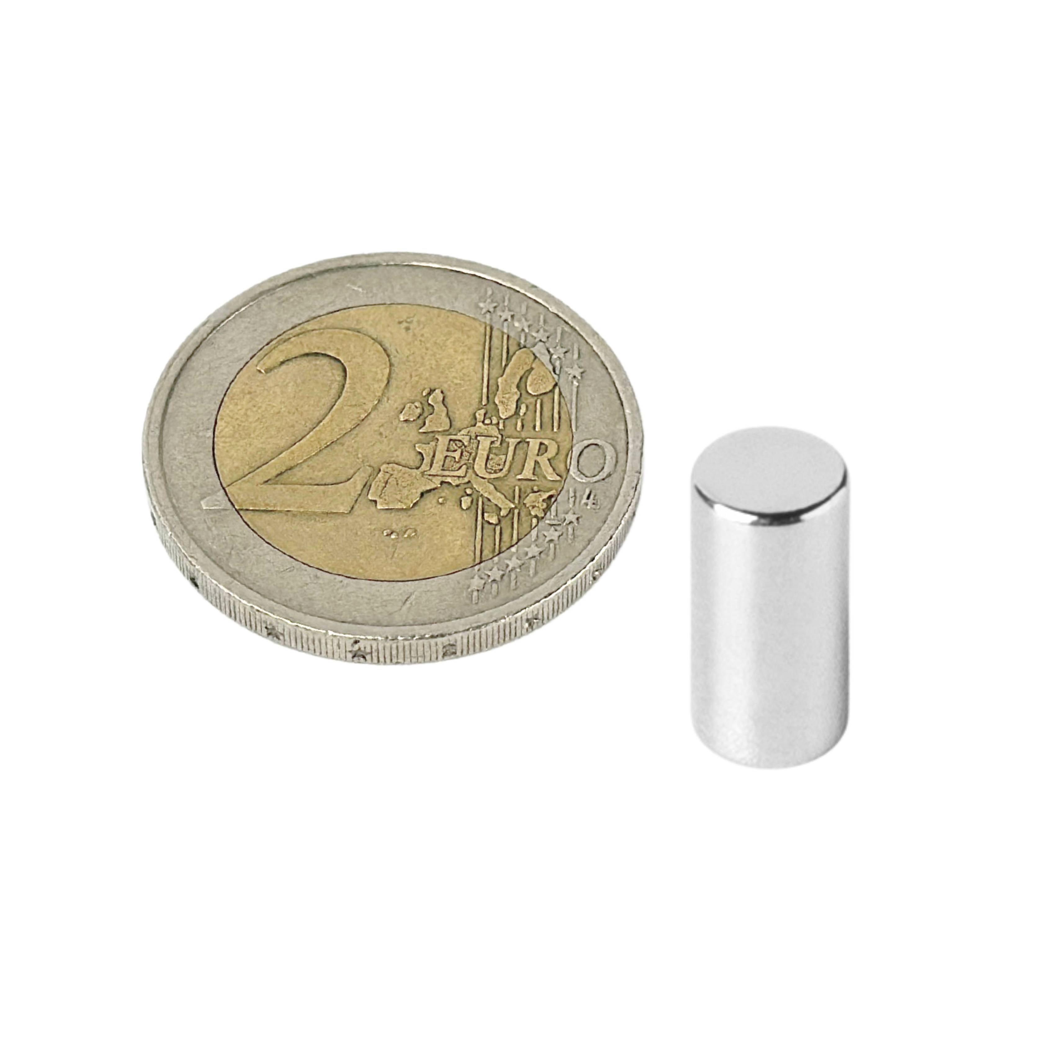 500 Stück Neodym Magnet 5mm x 10mm Supermagnete hohe Haftkraft Scheibenmagnet
