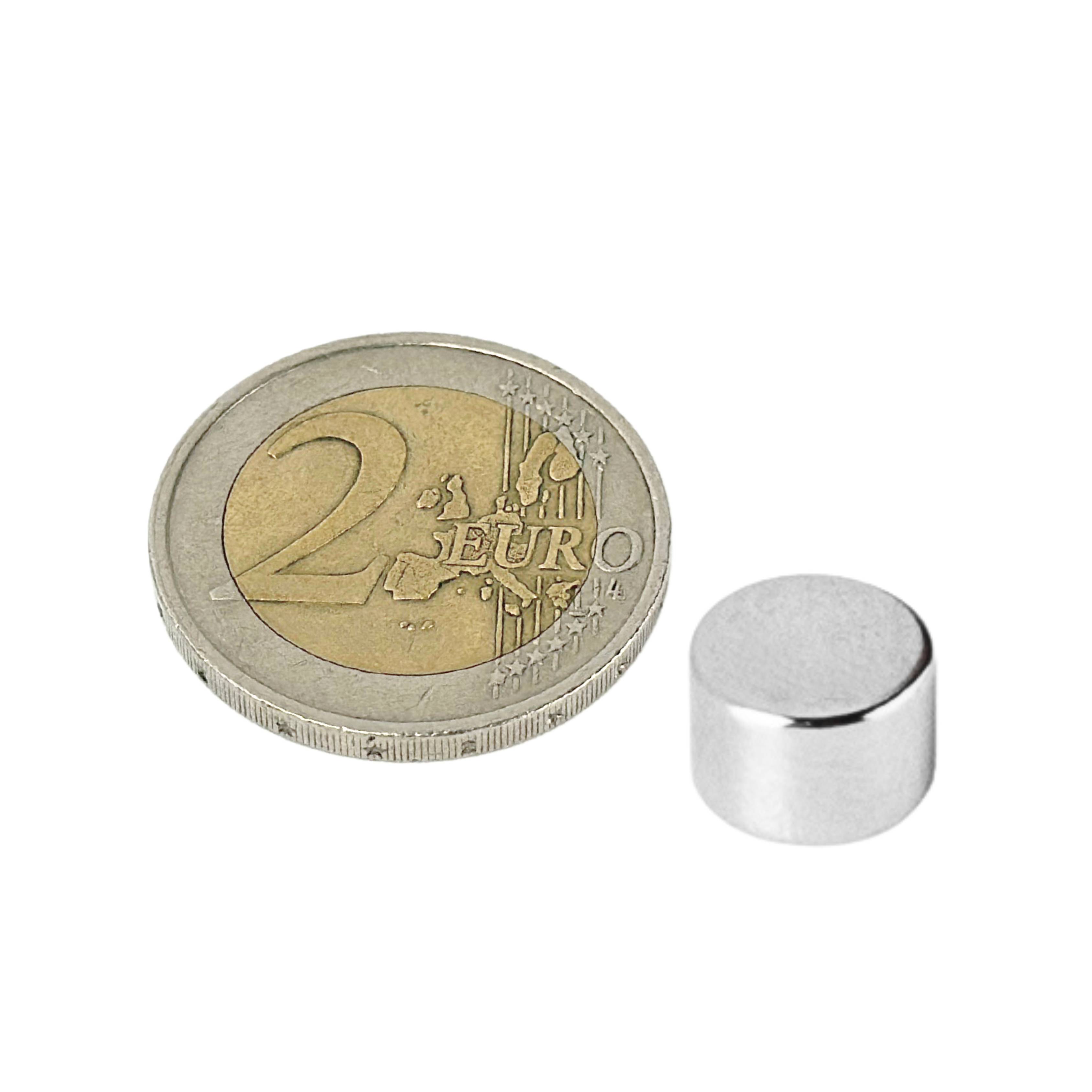 100 Stück Neodym Magnet 6mm x 4mm Supermagnete hohe Haftkraft Scheibenmagnet