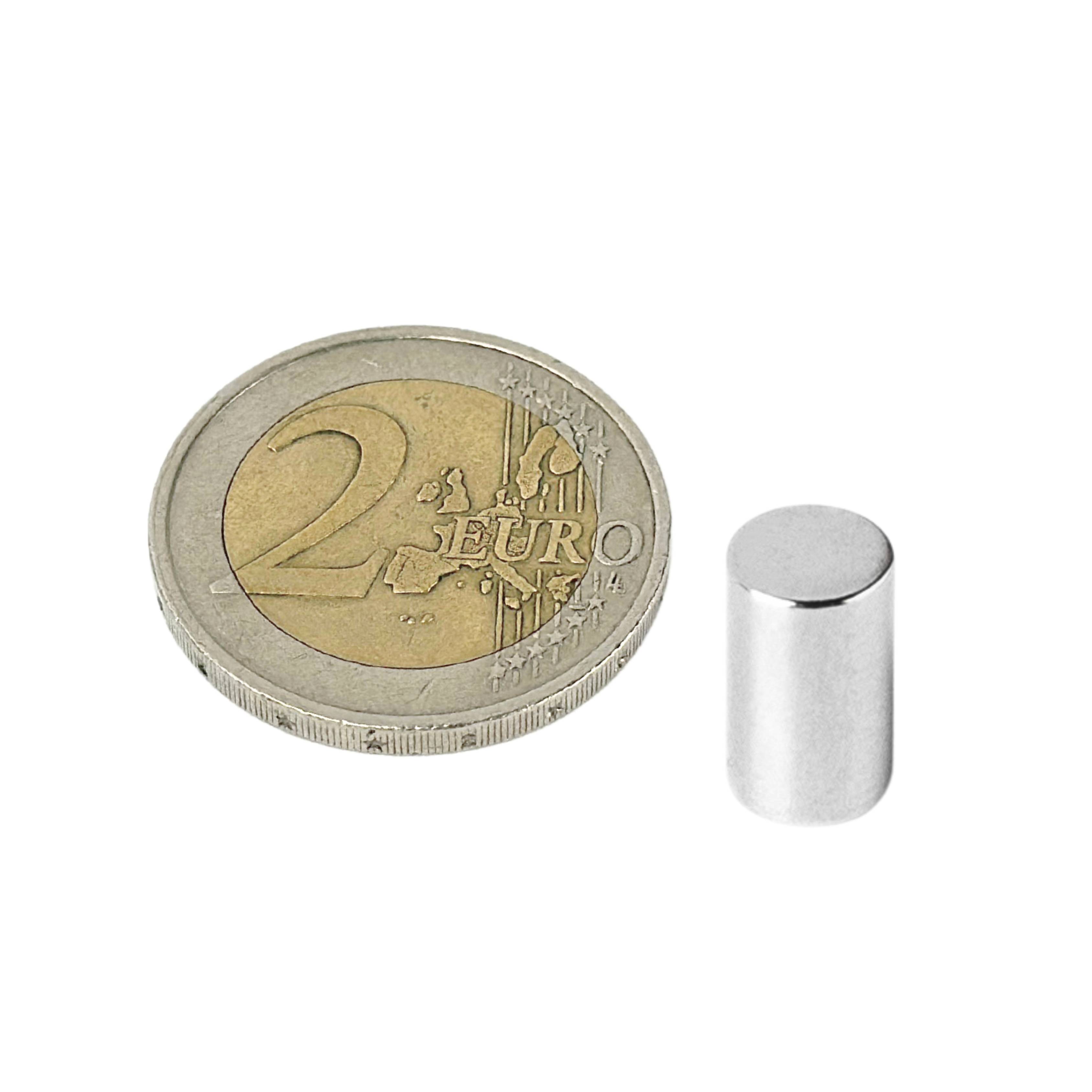 200 Stück Neodym Magnet 6mm x 10mm Supermagnete hohe Haftkraft Scheibenmagnet