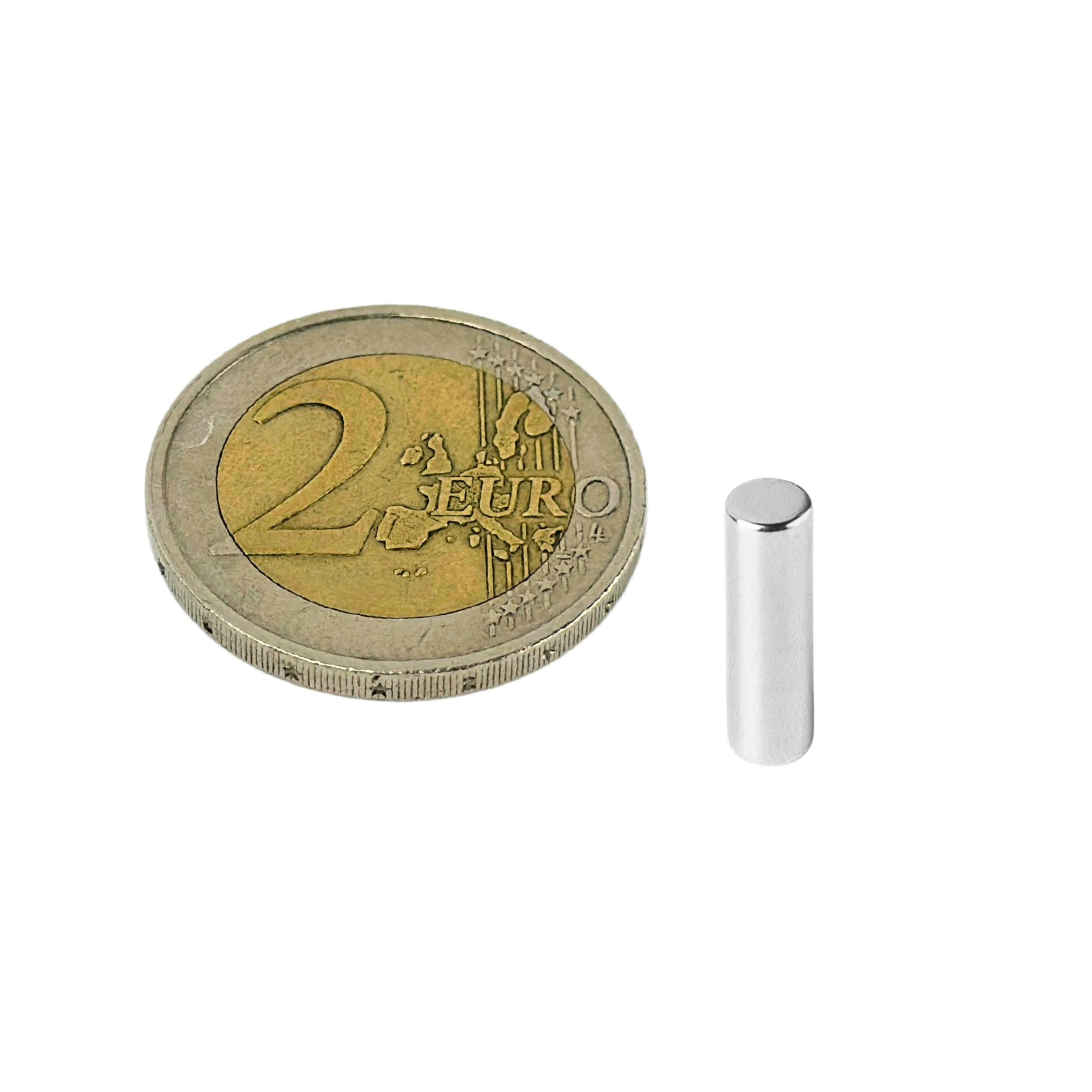 100 Stück Neodym Magnet 6mm x 20mm Supermagnete hohe Haftkraft Scheibenmagnet