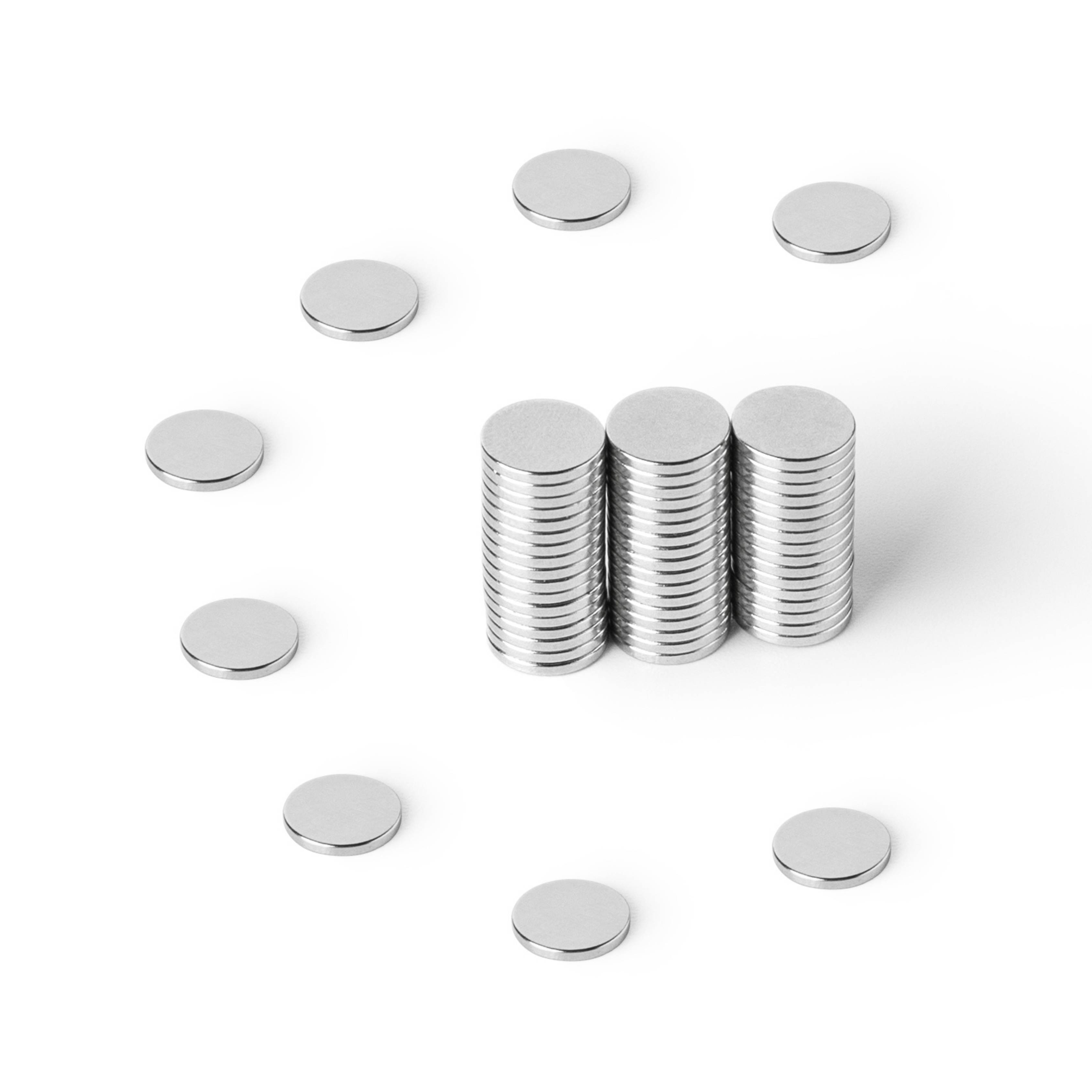 500 Stück Neodym Magnet 8mm x 1mm Supermagnete hohe Haftkraft Scheibenmagnet