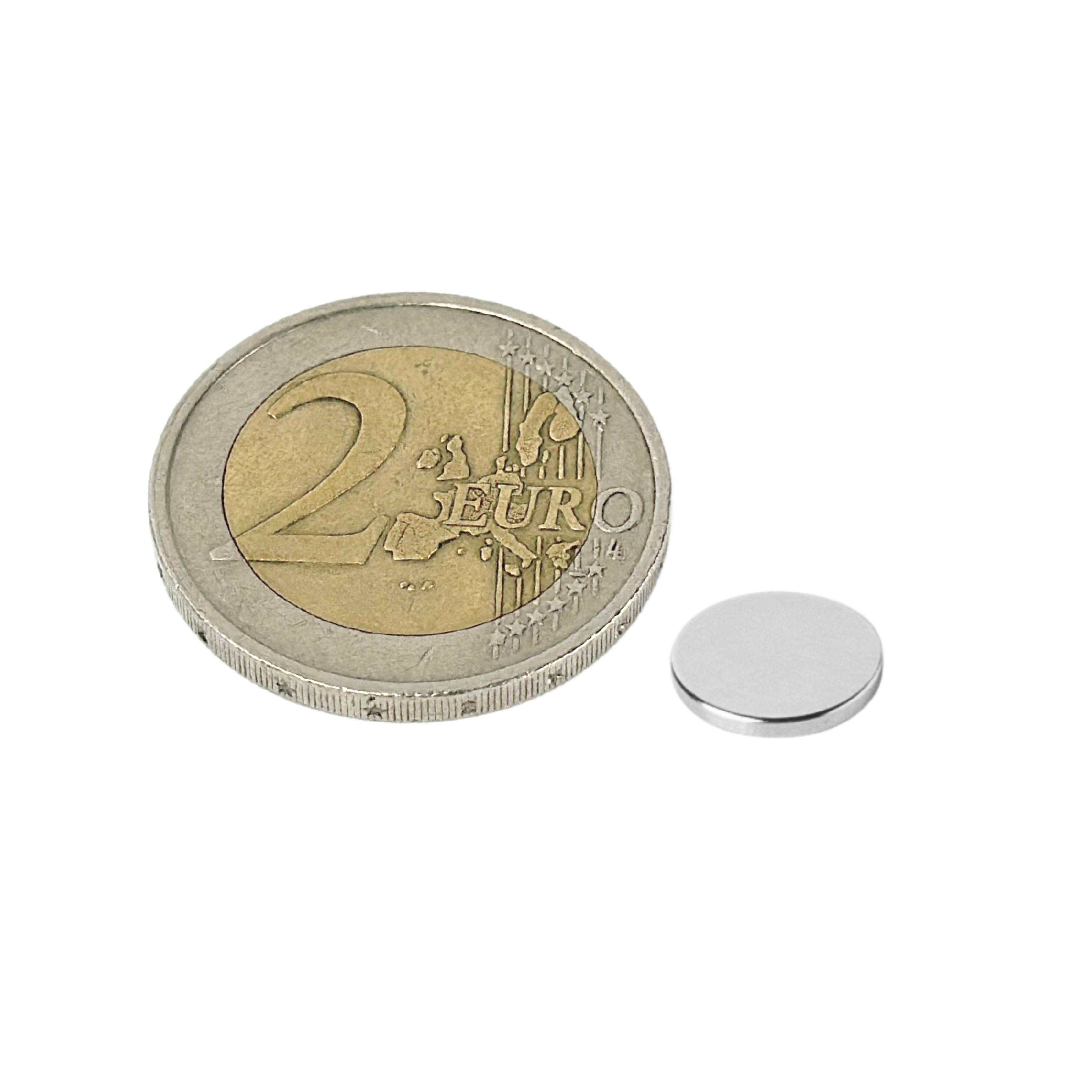 10 Stück Neodym Magnet 8mm x 1mm Supermagnete hohe Haftkraft Scheibenmagnet