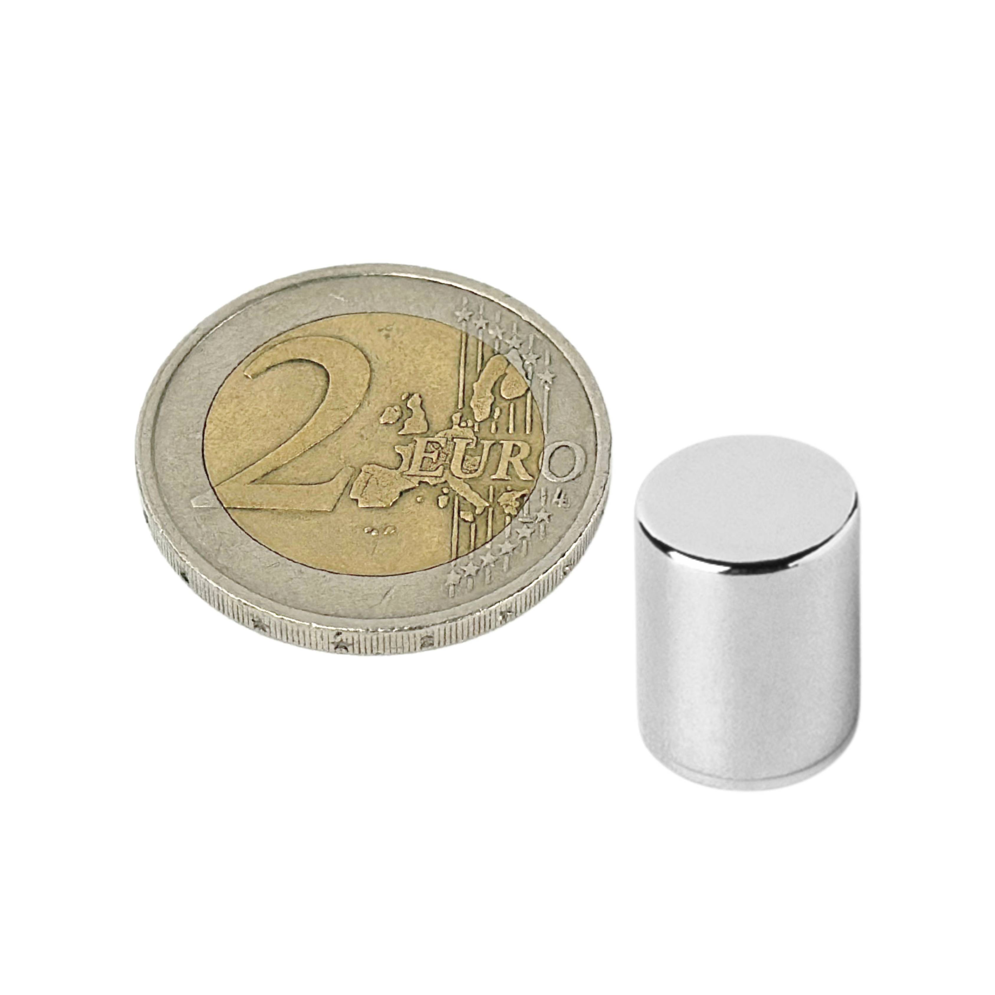 200 Stück Neodym Magnet 8mm x 10mm Supermagnete hohe Haftkraft Scheibenmagnet