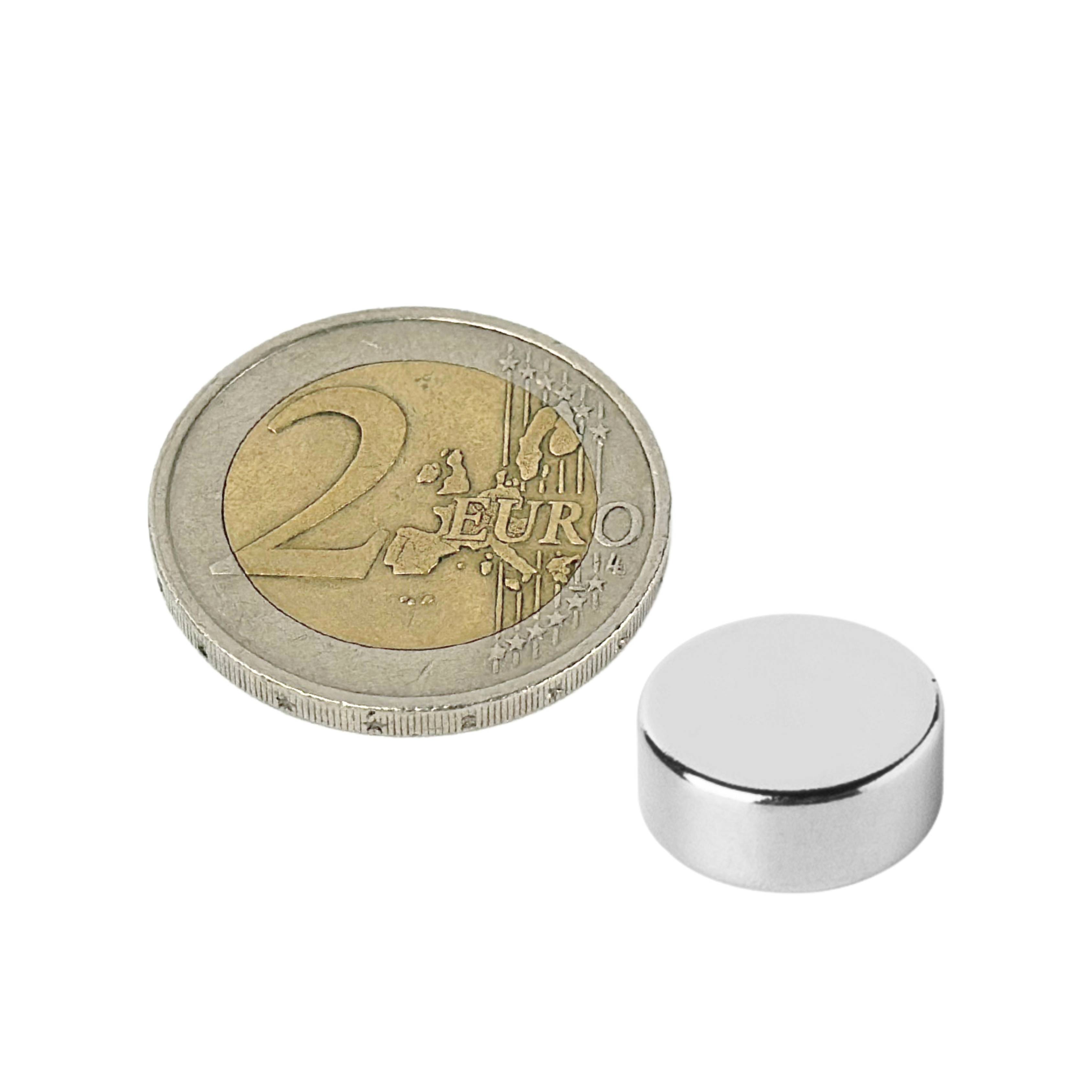 50 Stück Neodym Magnet 12mm x 5mm Supermagnete hohe Haftkraft Scheibenmagnet